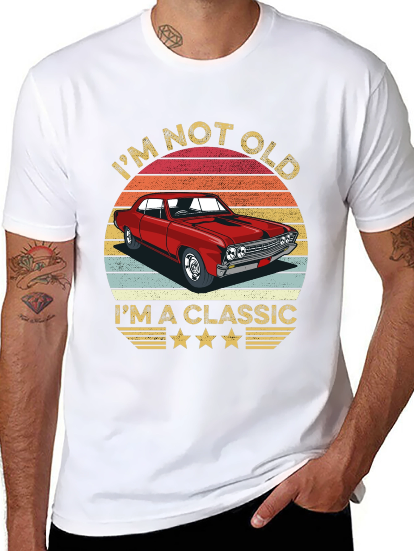 Black I'm Not Old I'm A Classic T-Shirt view 8
