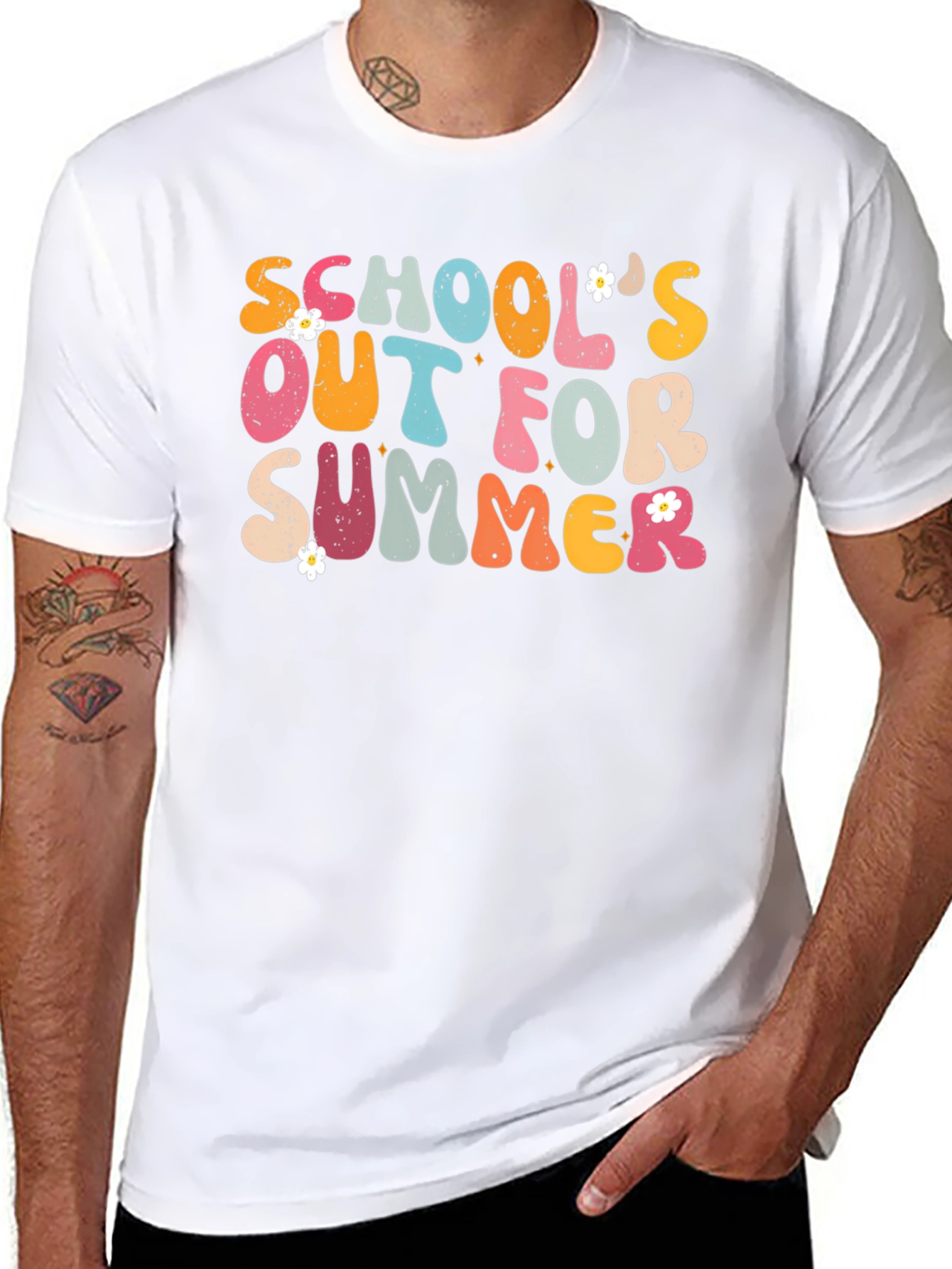 Black School's Out For Summer Graphic Tee view 8