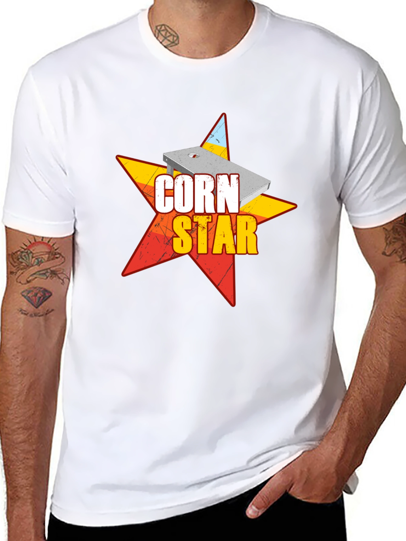 Black Corn Star Graphic T-Shirt view 8