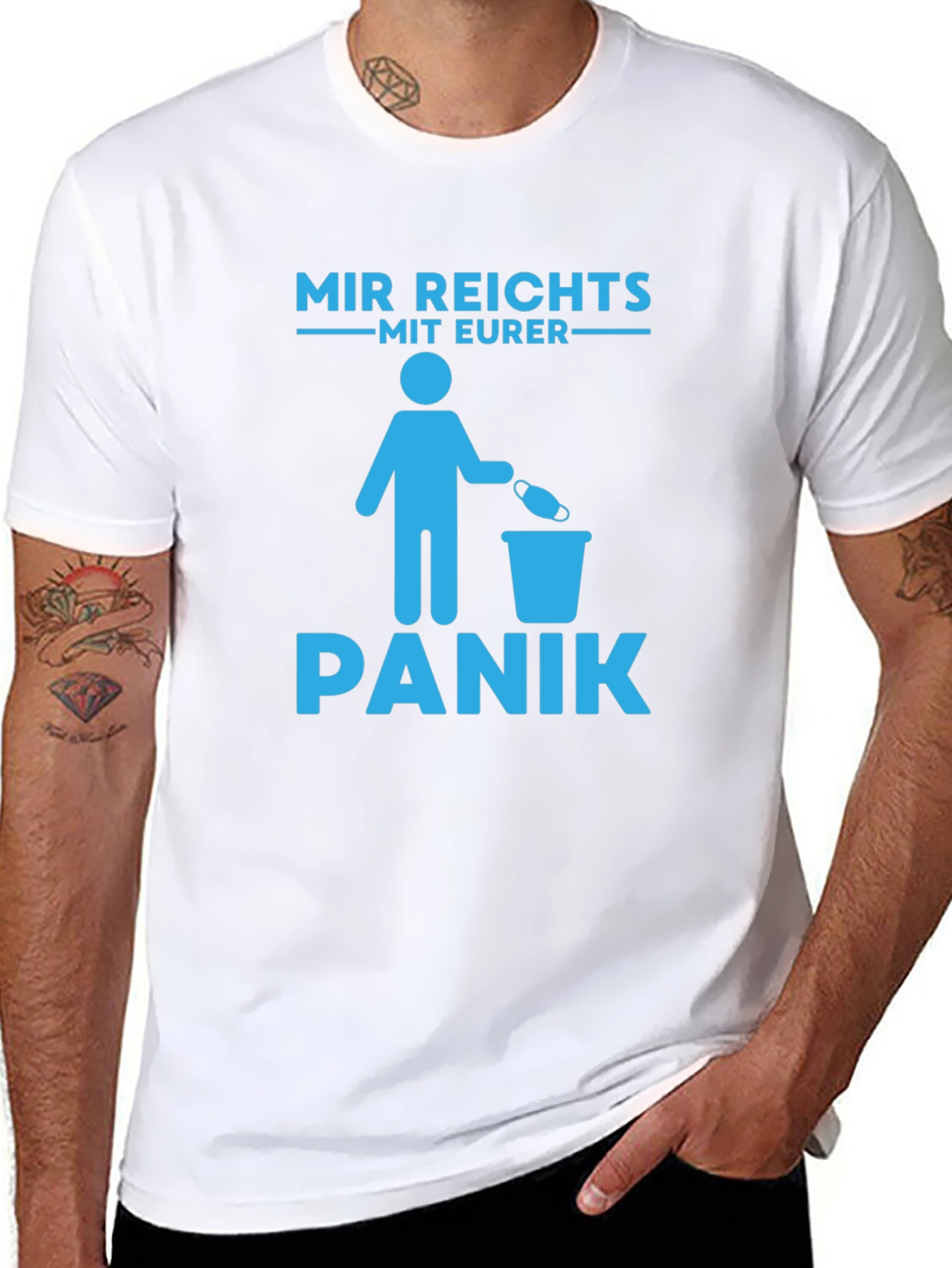 Black Mir Reichts Mit Eurer Panik T-Shirt view 8