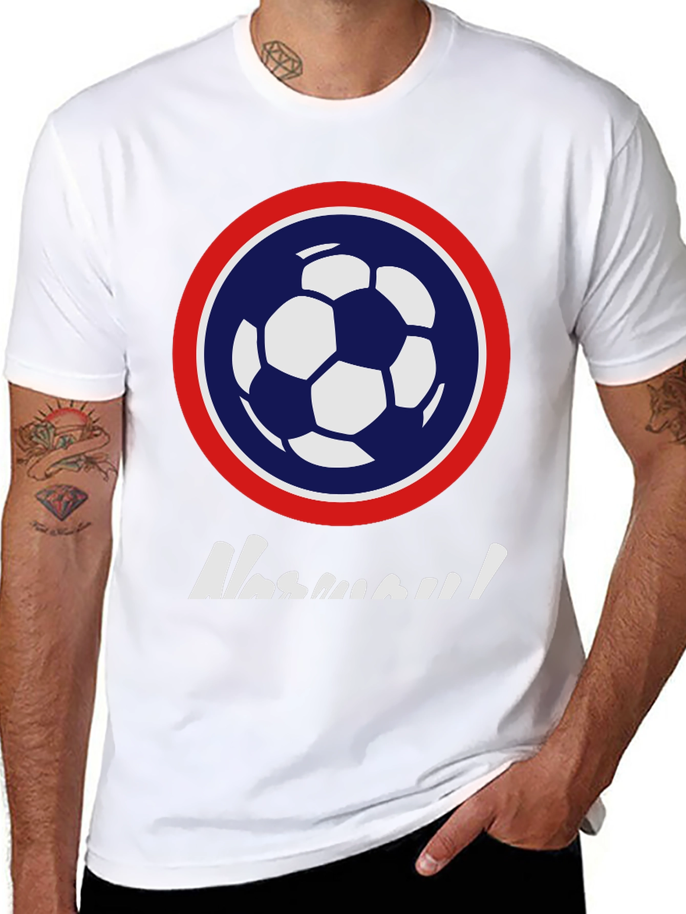 Soccer Ball Graphic Tee - Casual Sportswear - 8