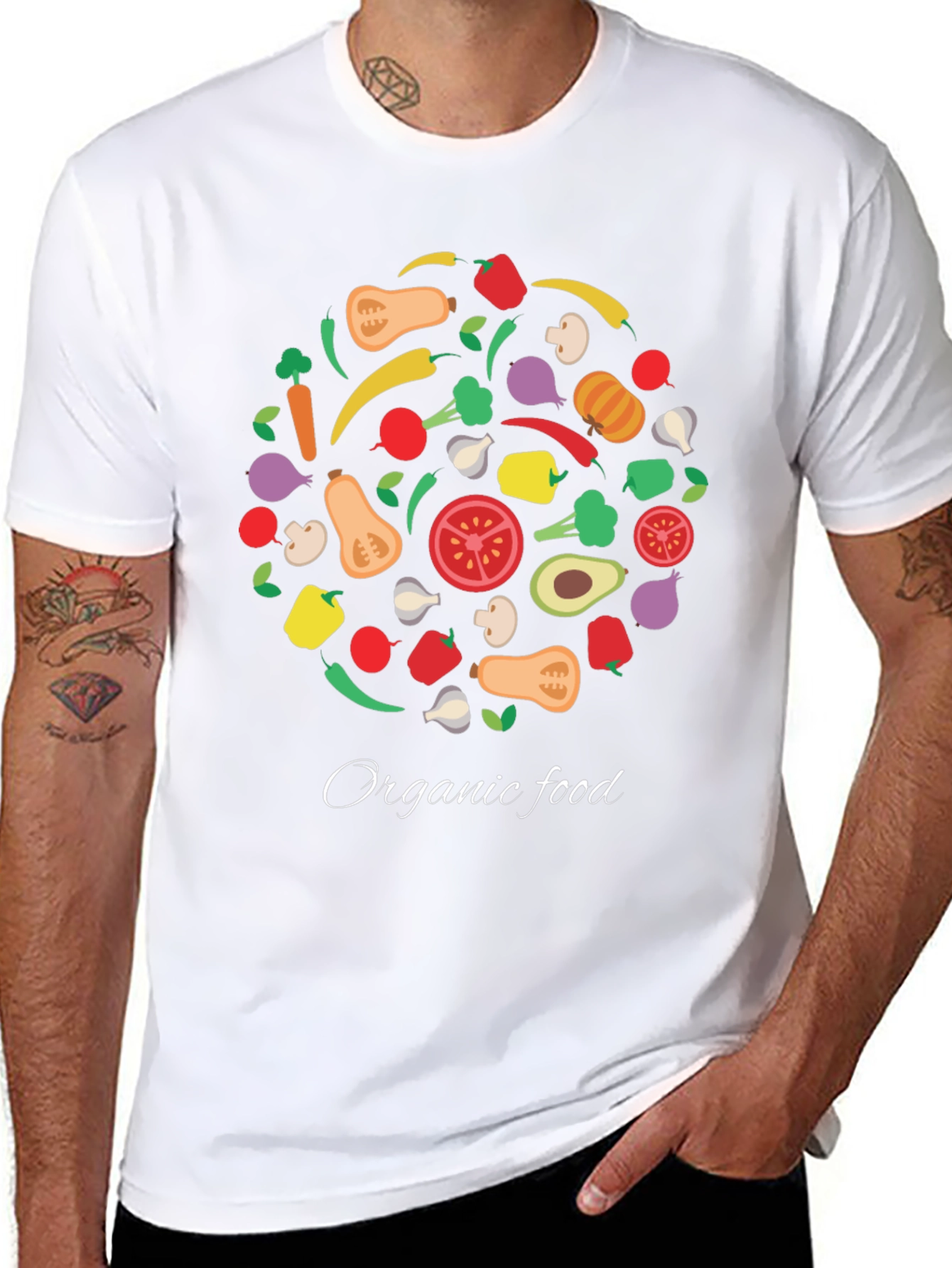 Organic Food T-Shirt: Healthy & Stylish - 8