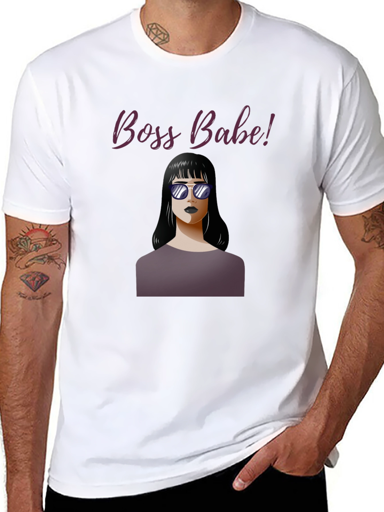 Black Boss Babe Graphic Tee - Stylish & Empowering view 8