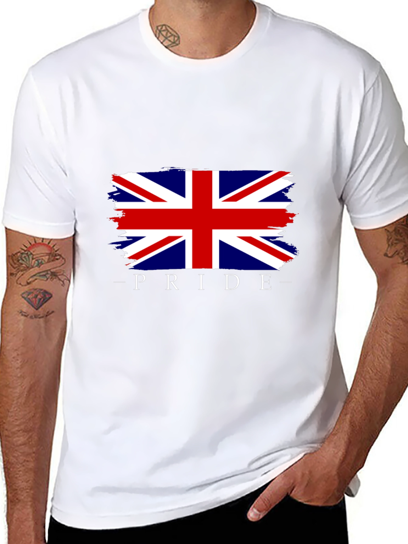 UK Pride Flag Graphic Tee - Stylish Patriotic Shirt - 8