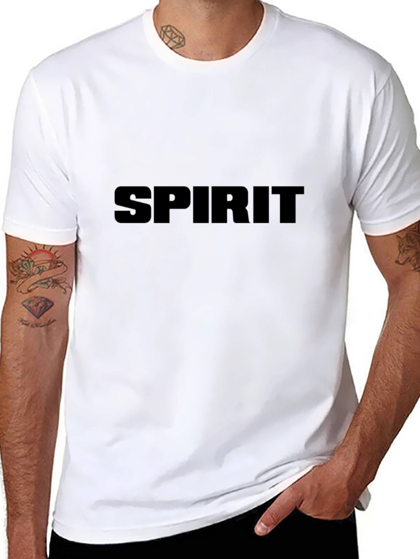 Black Spirit Graphic T-Shirt - Black view 8