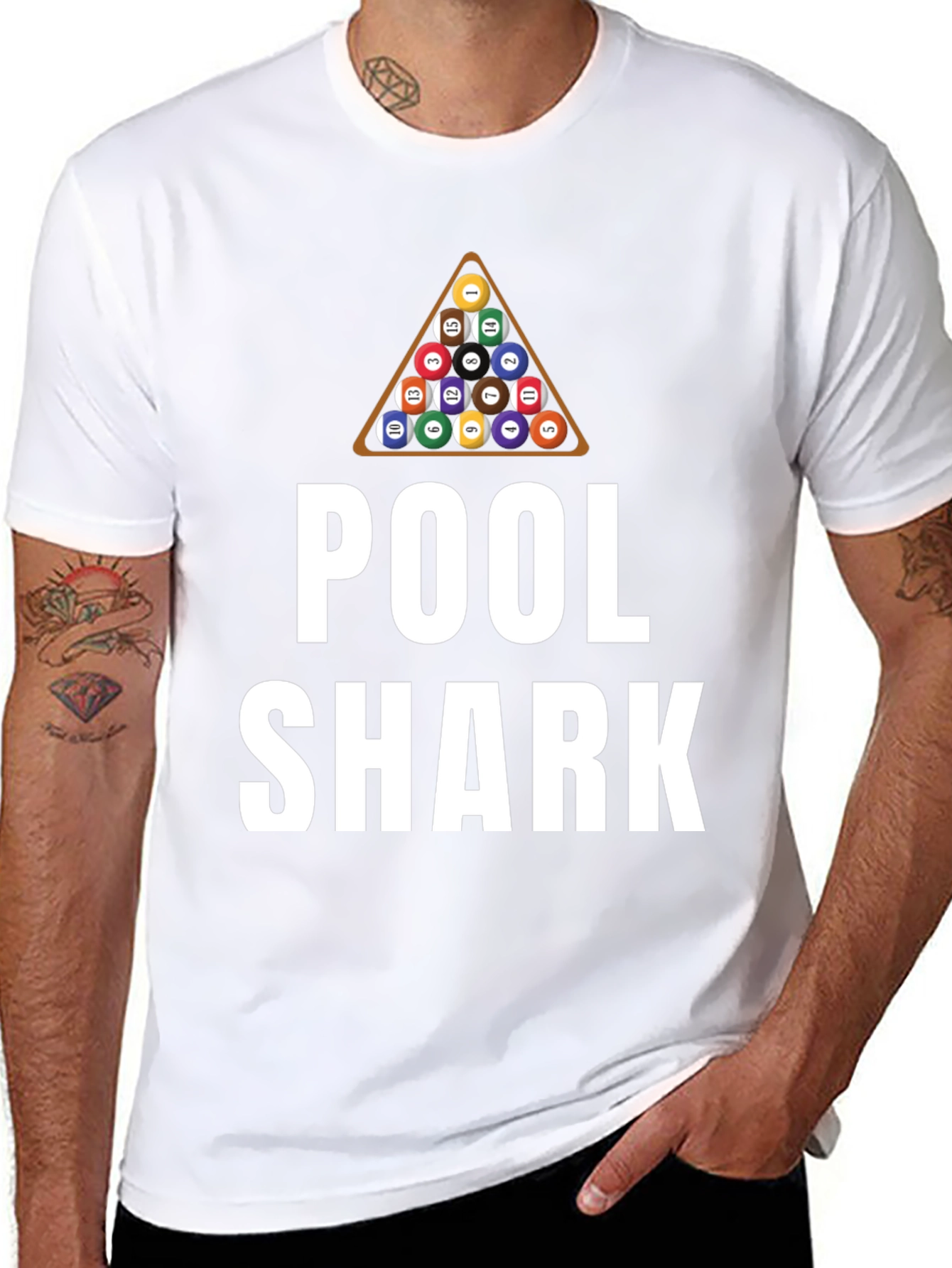 Pool Shark T-Shirt - Billiards Graphic Tee - 8
