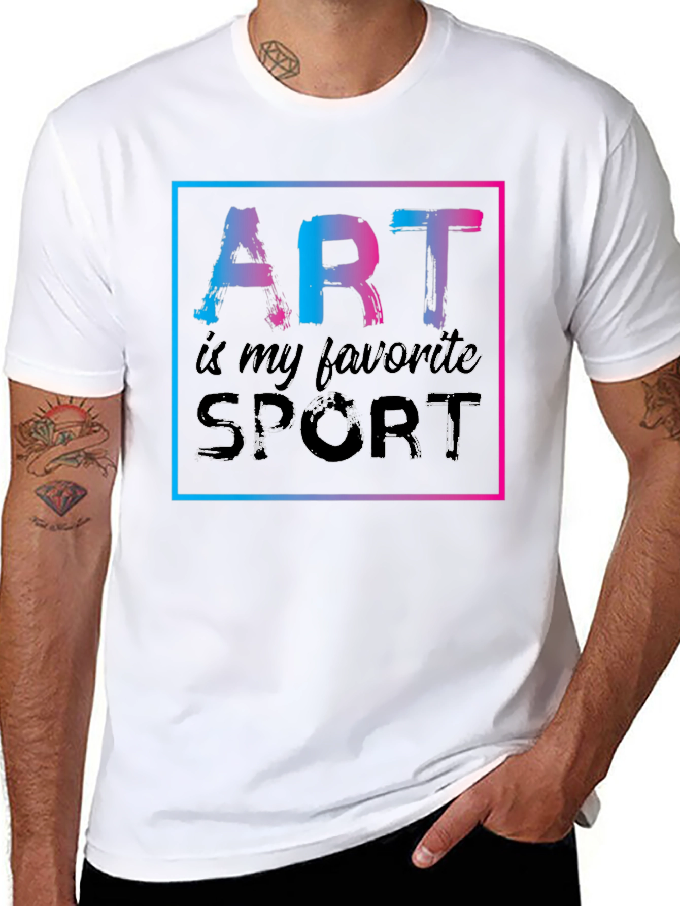 Black Art is My Favorite Sport Graphic T-Shirt view 8