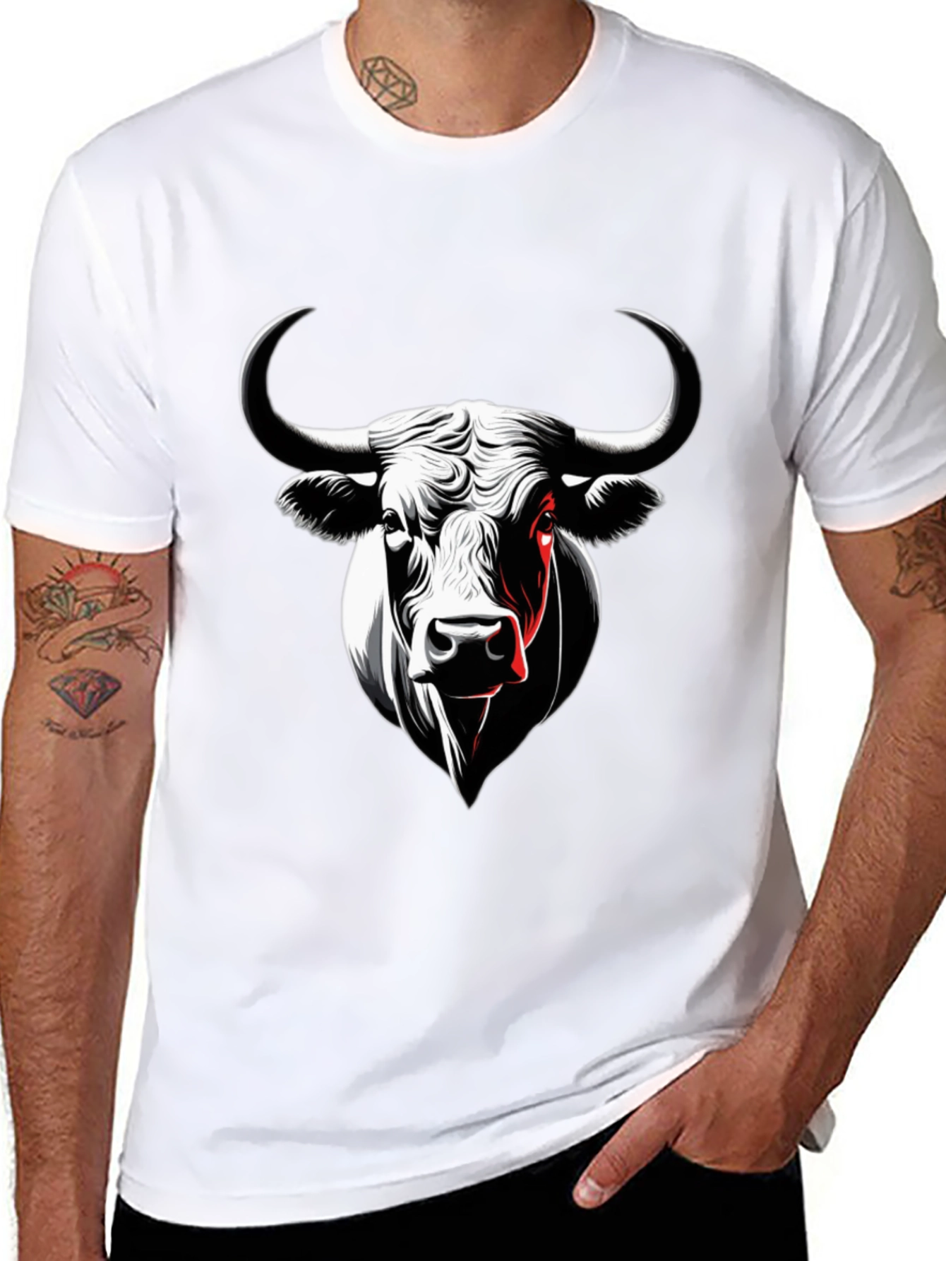 Black Black Bull Graphic Tee view 8