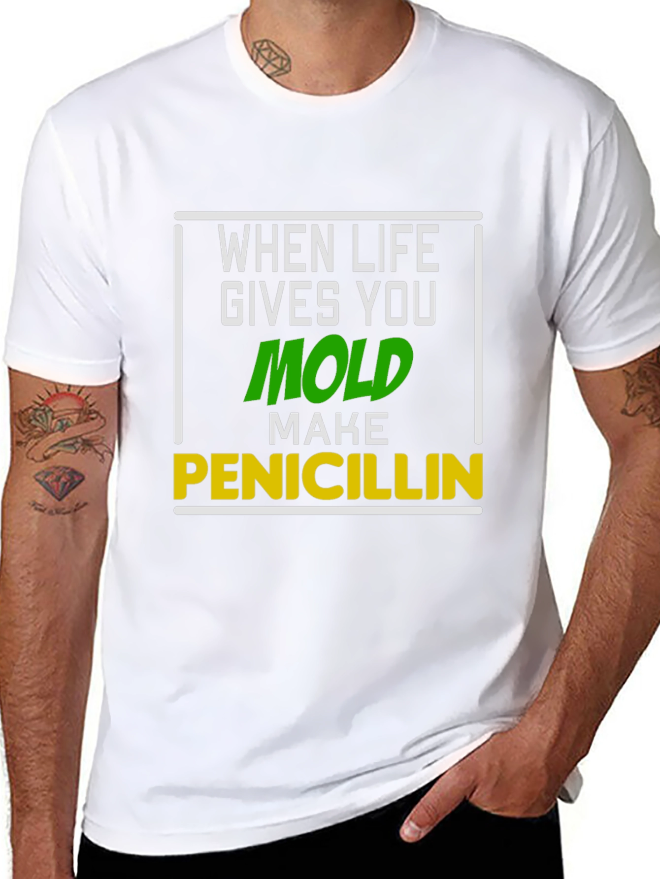 Black When Life Gives You Mold T-Shirt view 8