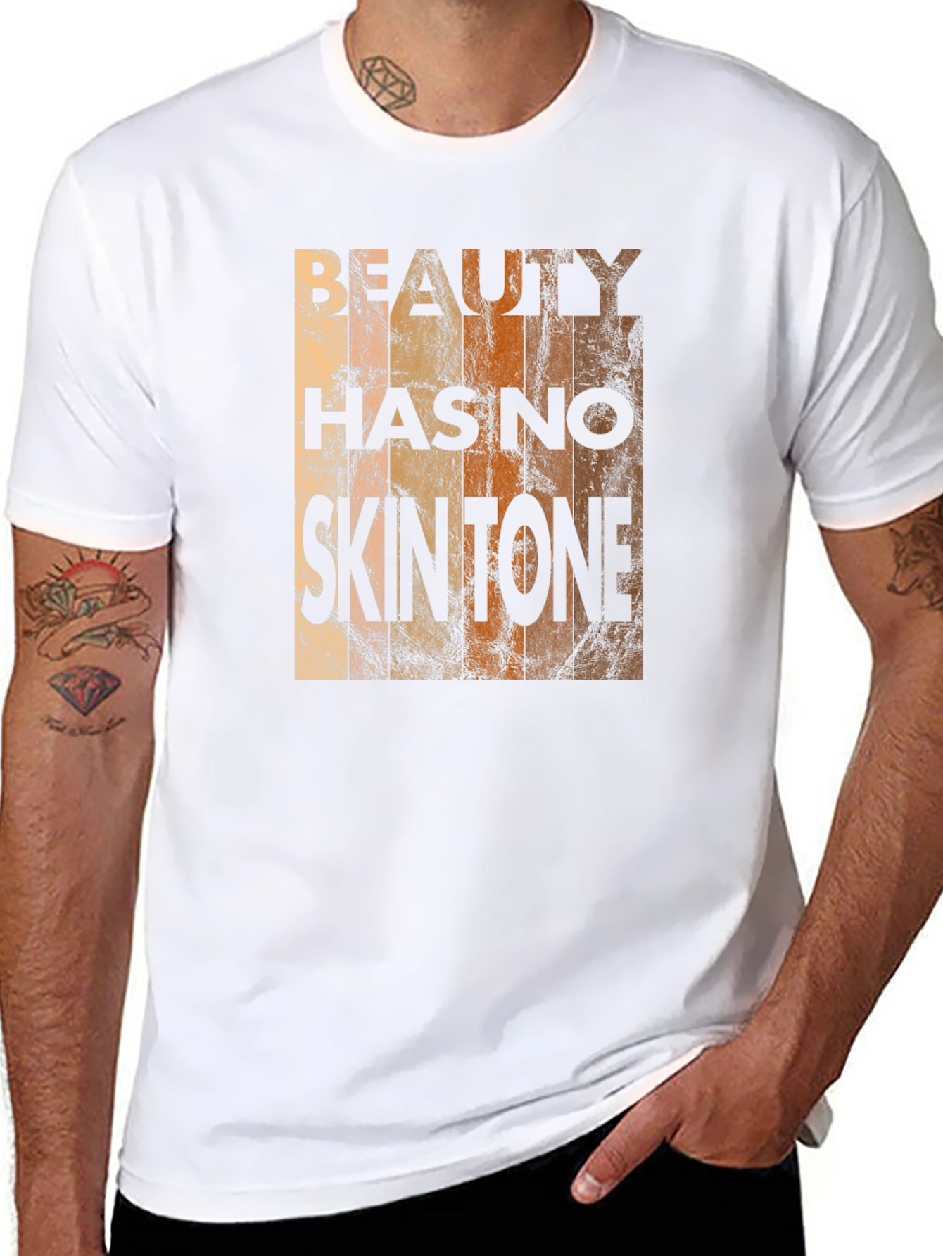 Black Beauty Has No Skin Tone T-Shirt - Unisex view 8