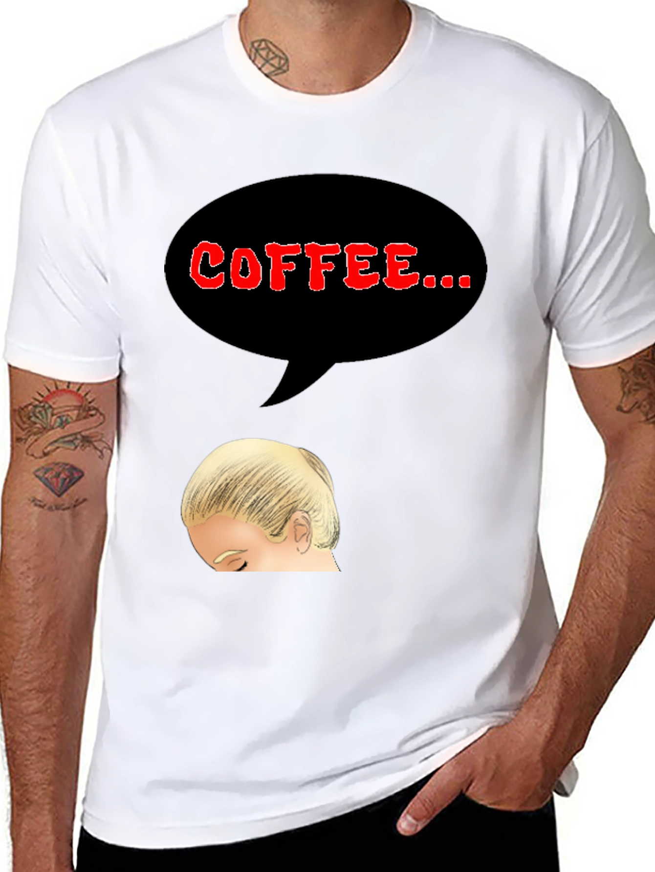 Black Coffee Craving T-Shirt view 8