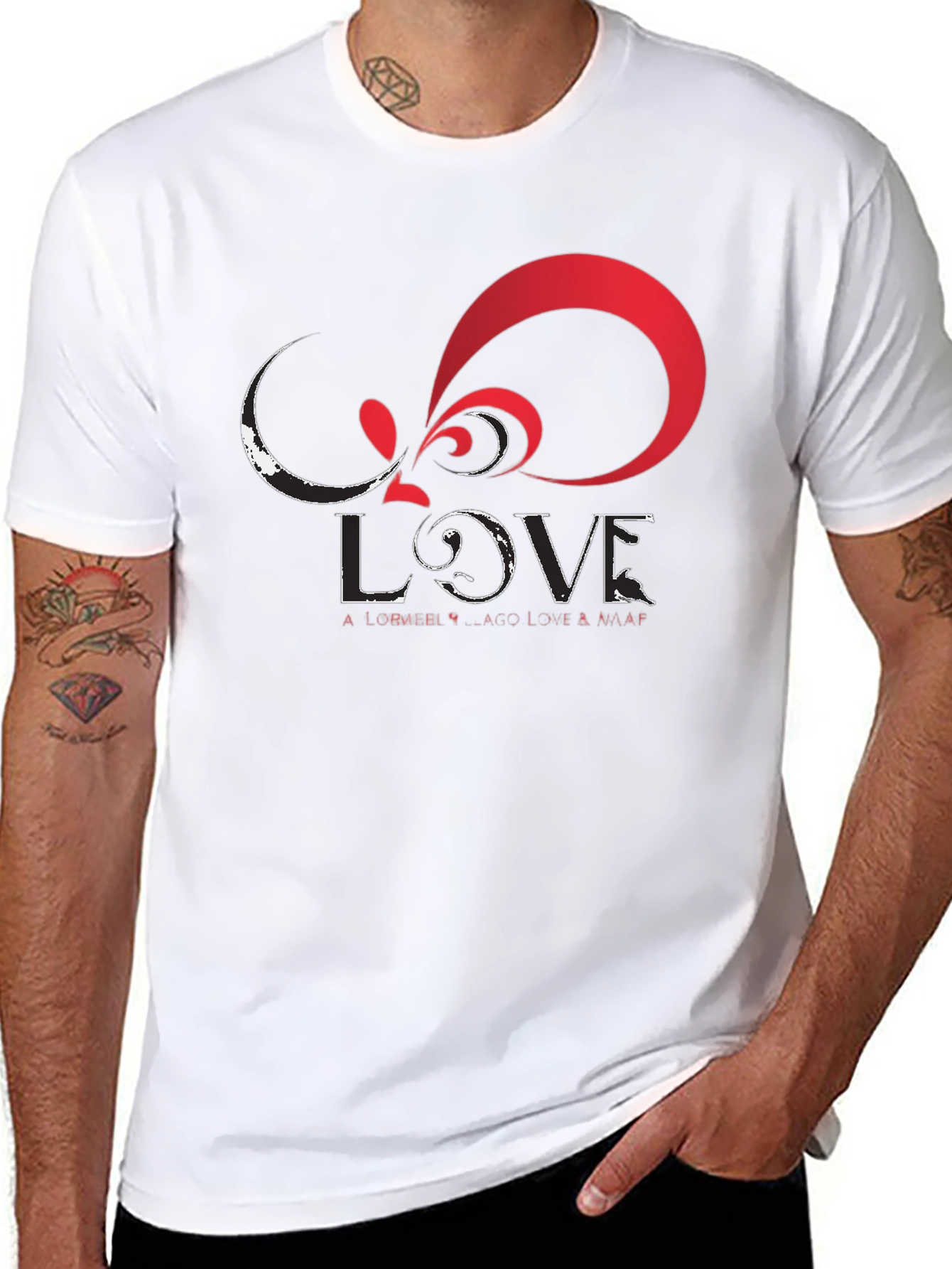 Black Love Chicago Graphic Tee - Stylish Design view 8