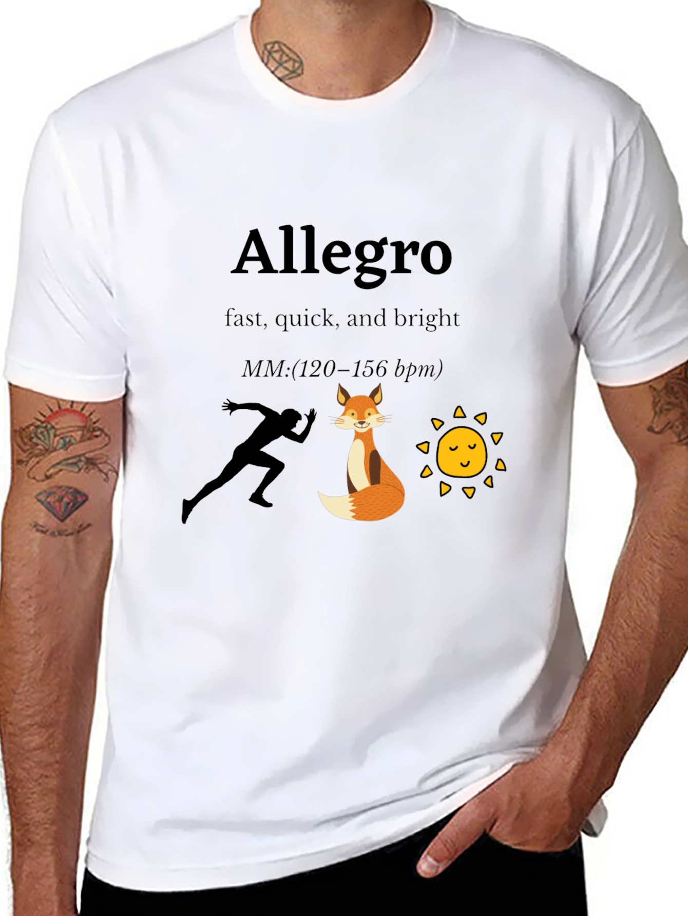 Allegro Speed T-Shirt: Fast, Quick & Bright Design - 8
