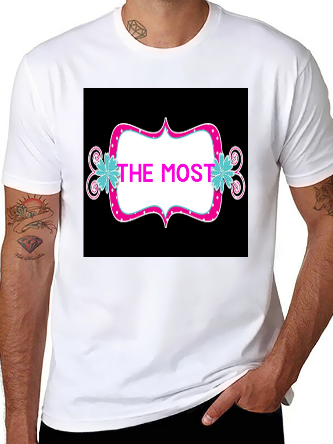 Black The Most T-Shirt - Stylish Graphic Tee view 8
