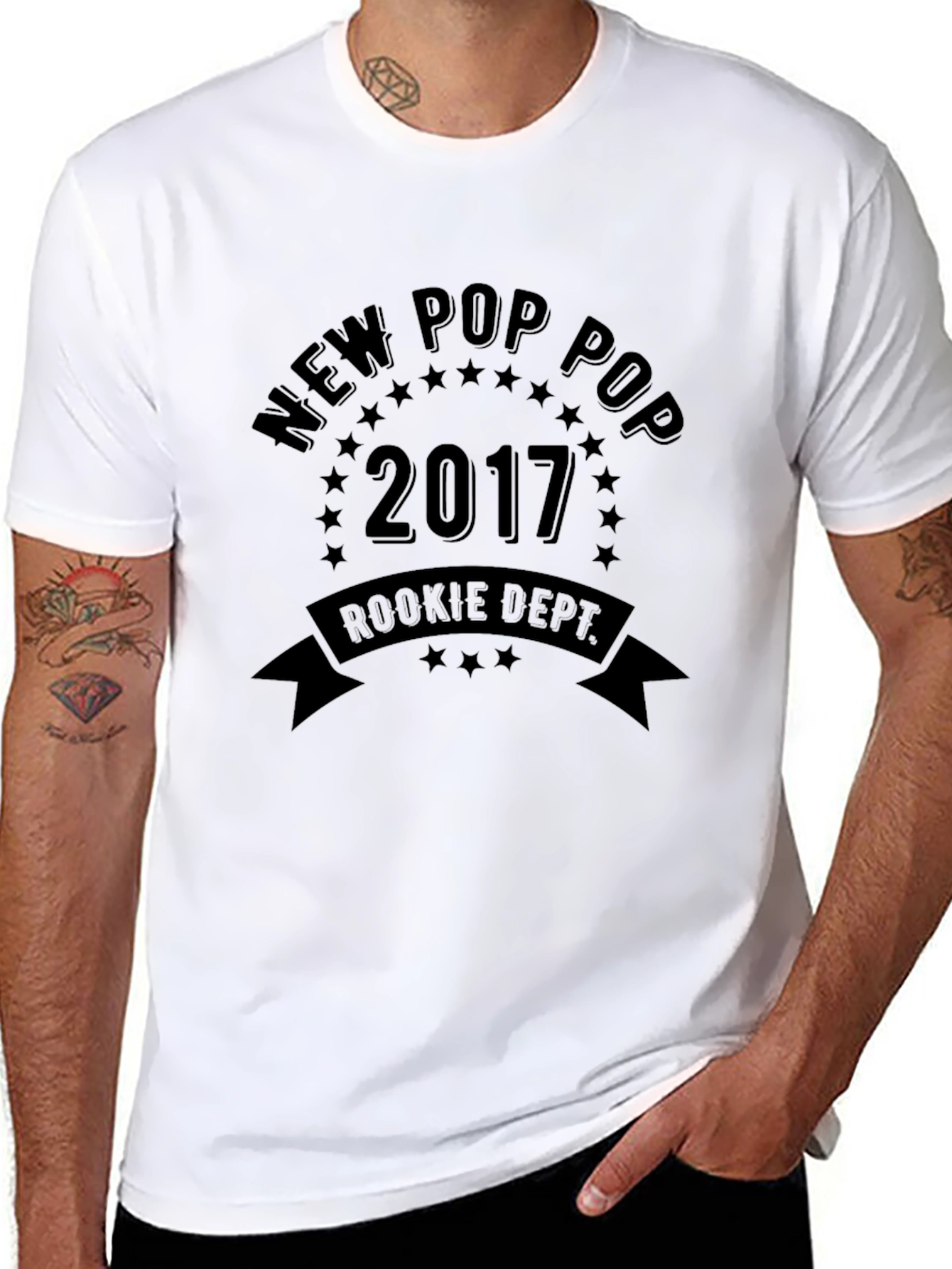 Black New Pop Pop 2017 Rookie Dept. Black Tee view 8