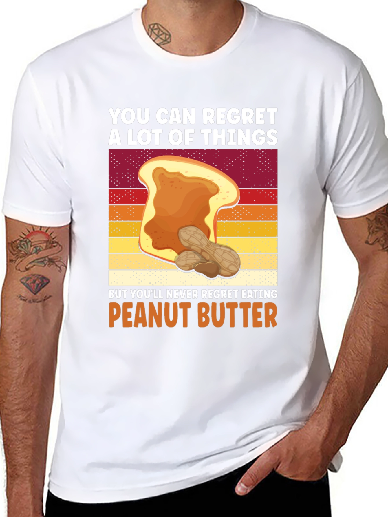 Black Peanut Butter Lover's T-Shirt view 8