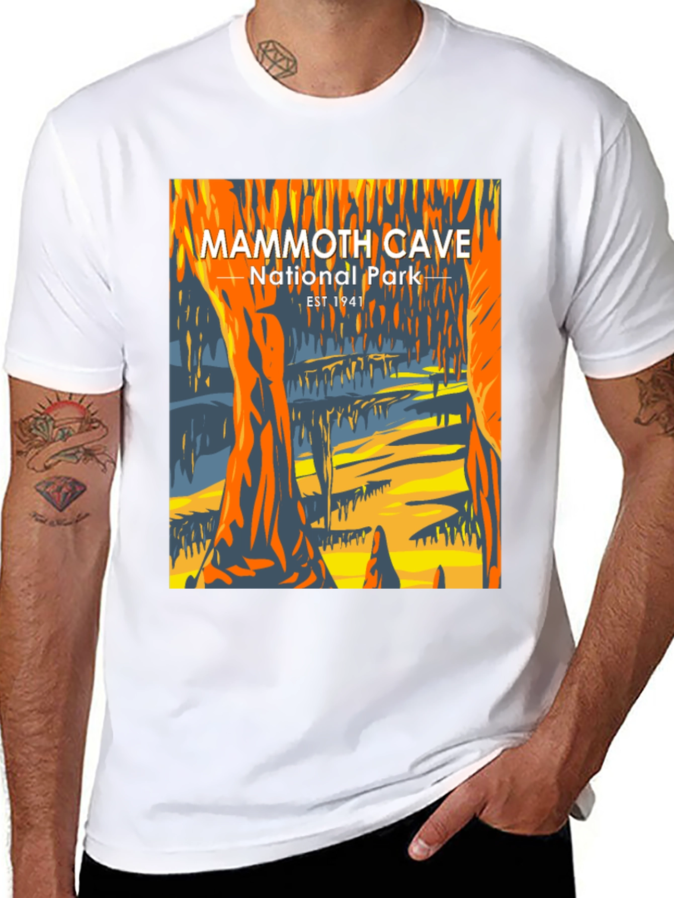 Black Mammoth Cave National Park T-Shirt view 8