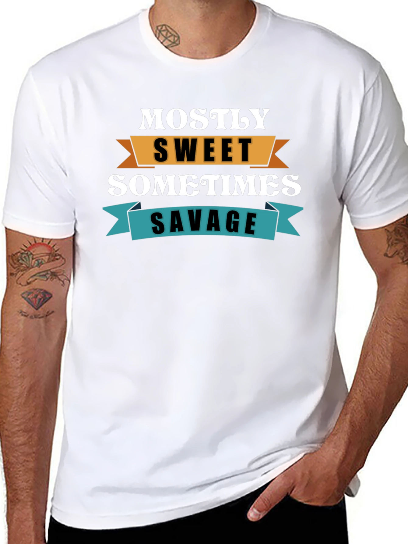 Mostly Sweet Sometimes Savage Graphic Tee - 8