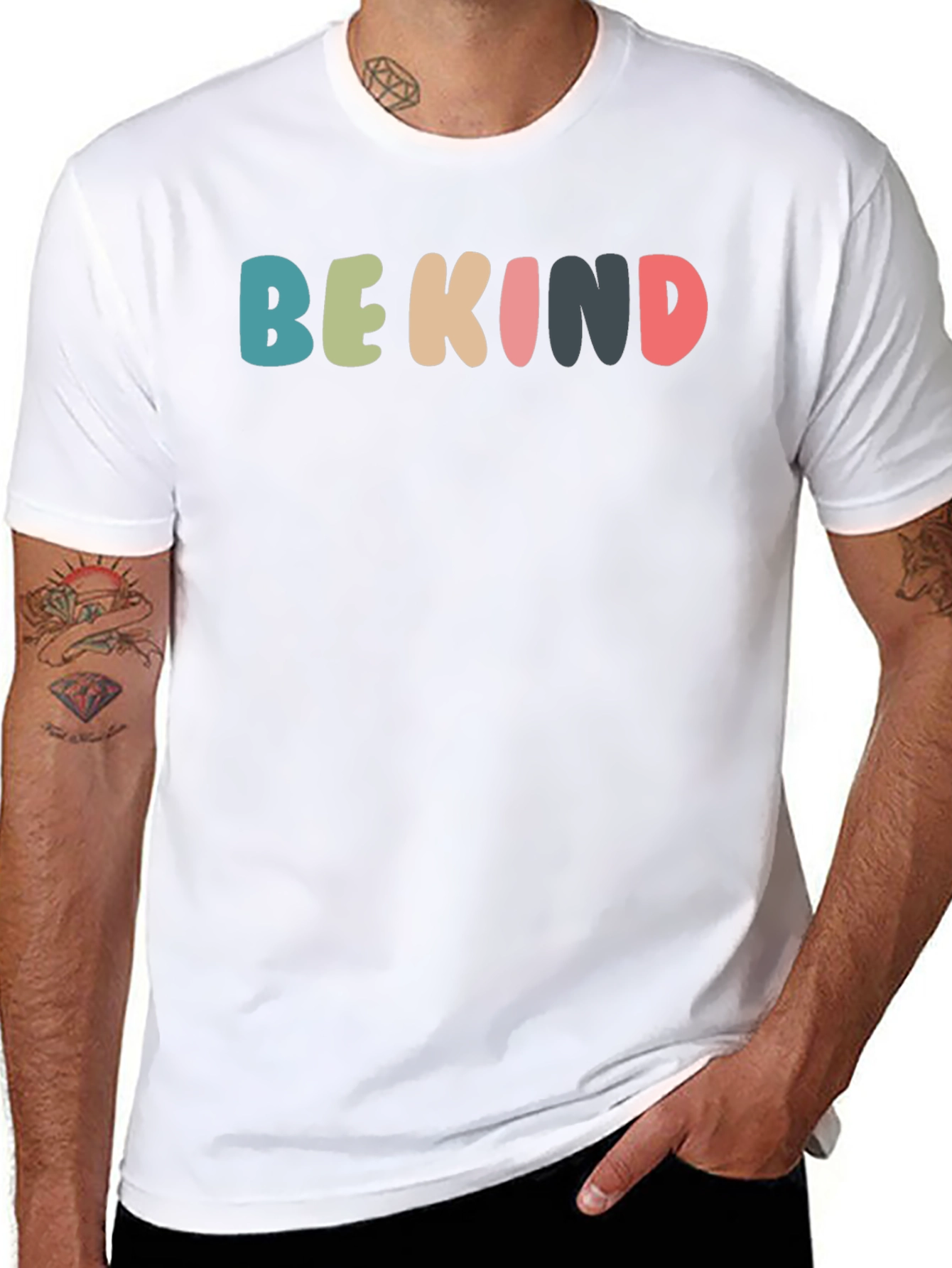 Black Be Kind Graphic Tee - Comfort Fit view 8