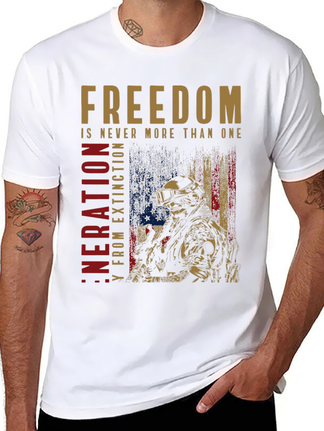 Black Freedom Generation T-Shirt view 8