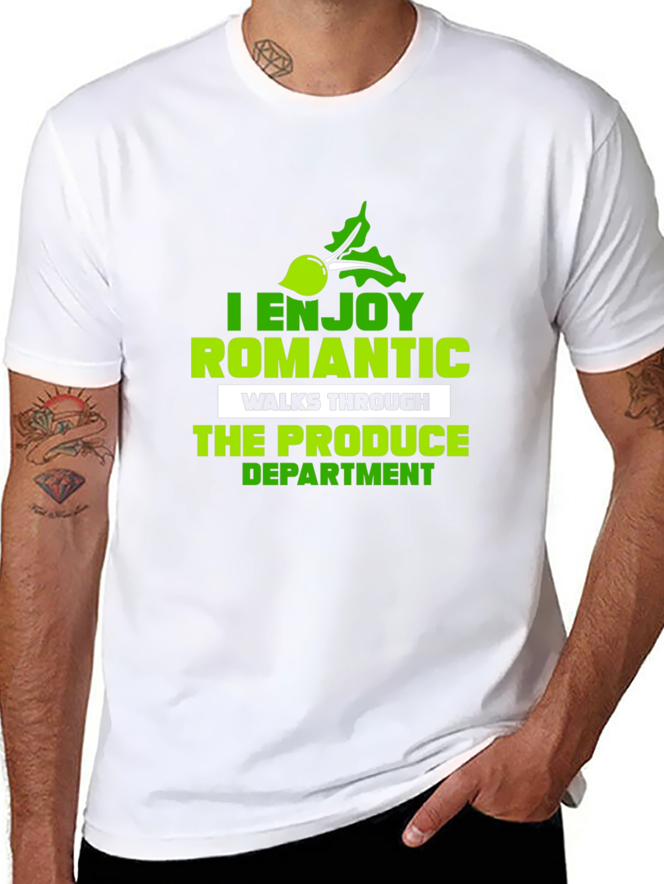Produce Department T-Shirt: Funny Romantic Walk Tee - 8