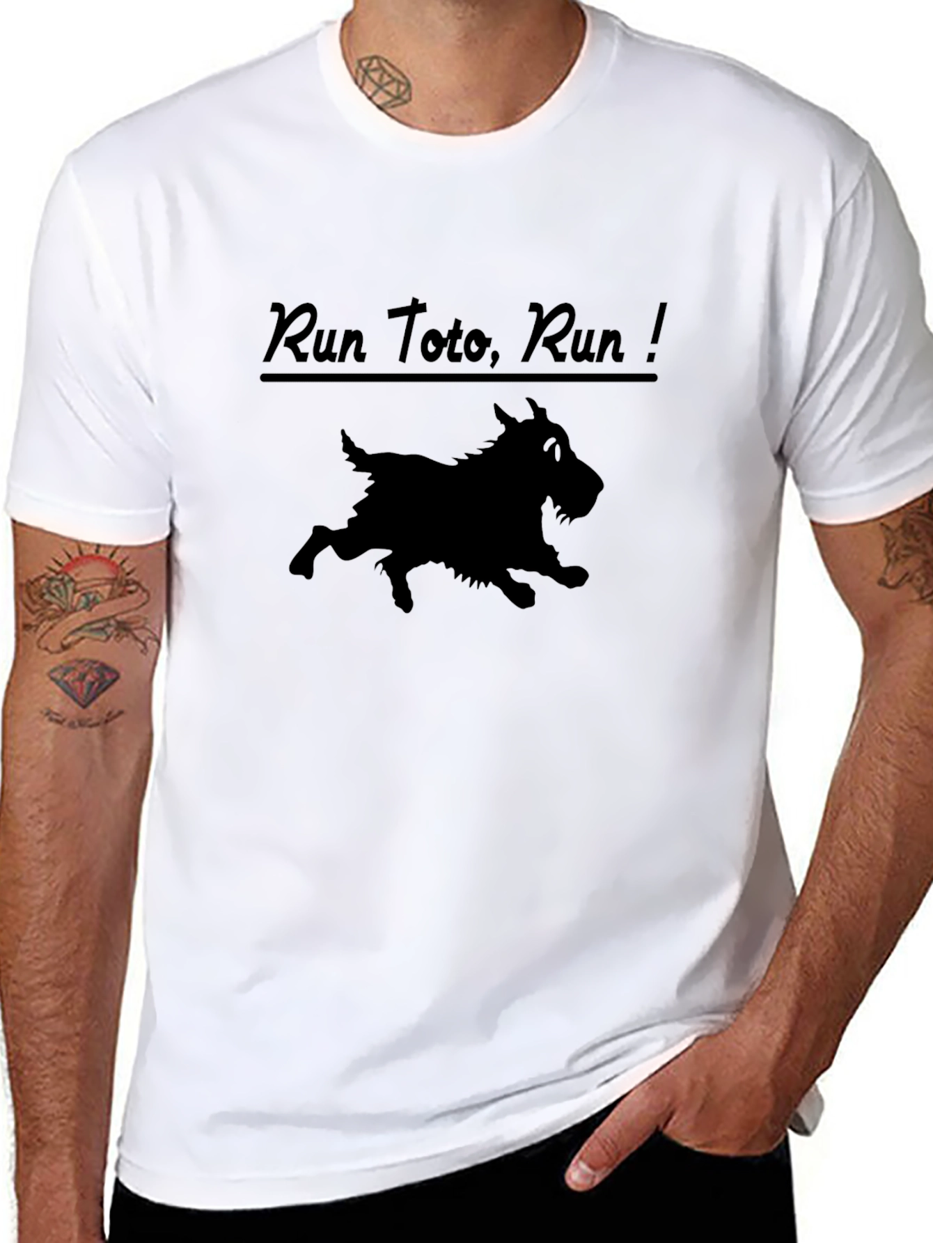 Black Run Toto Run T-Shirt view 8