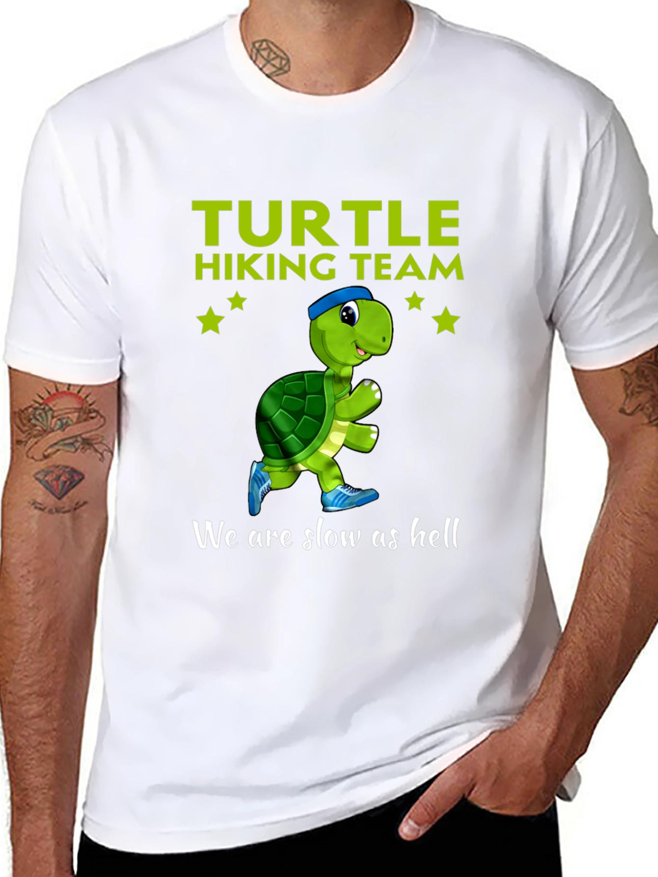 Black Turtle Hiking Team T-Shirt - We Are Slow As Hell view 8