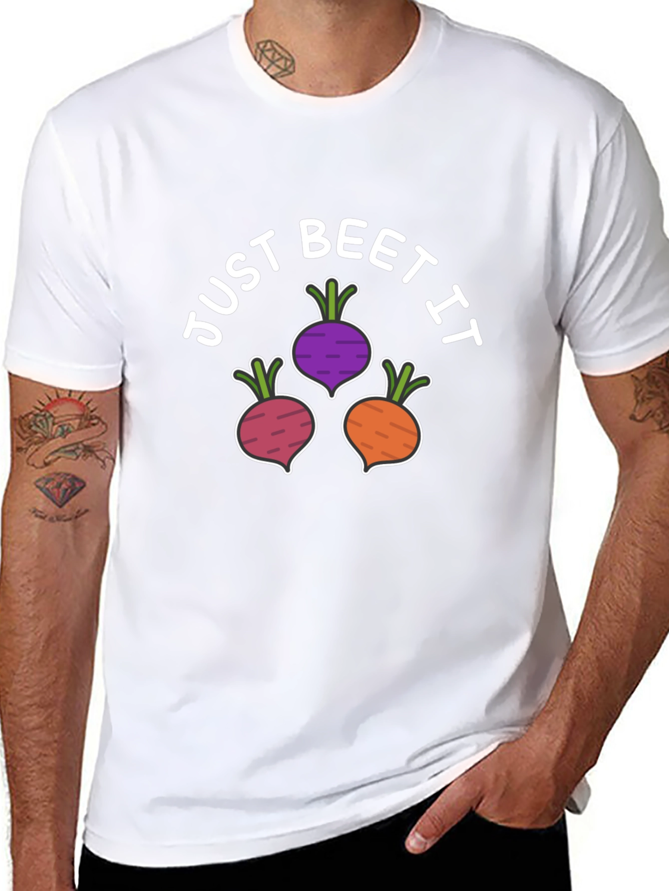 Just Beet It Funny Graphic T-Shirt - 8