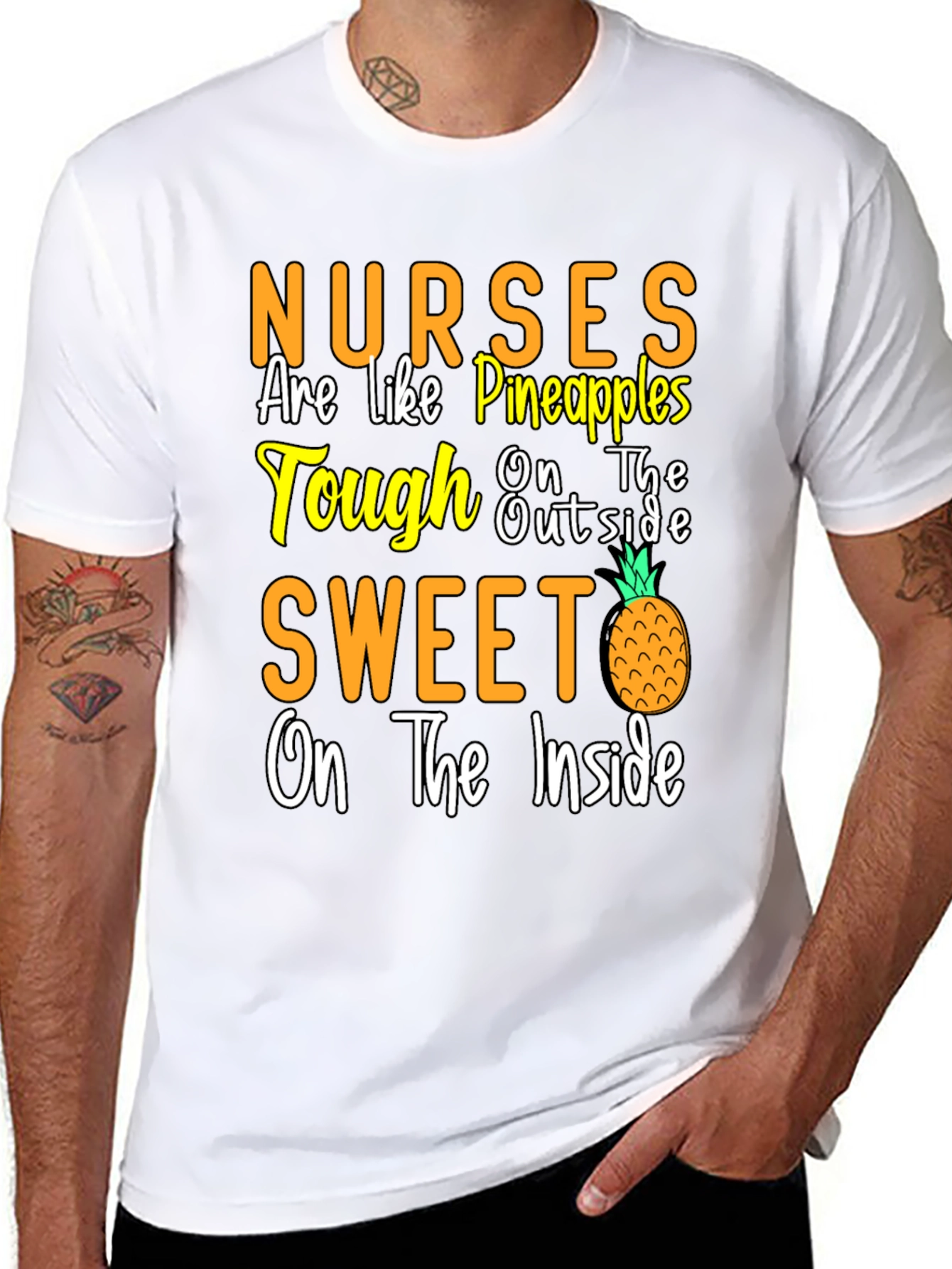 Black Nurses Are Like Pineapples T-Shirt view 8