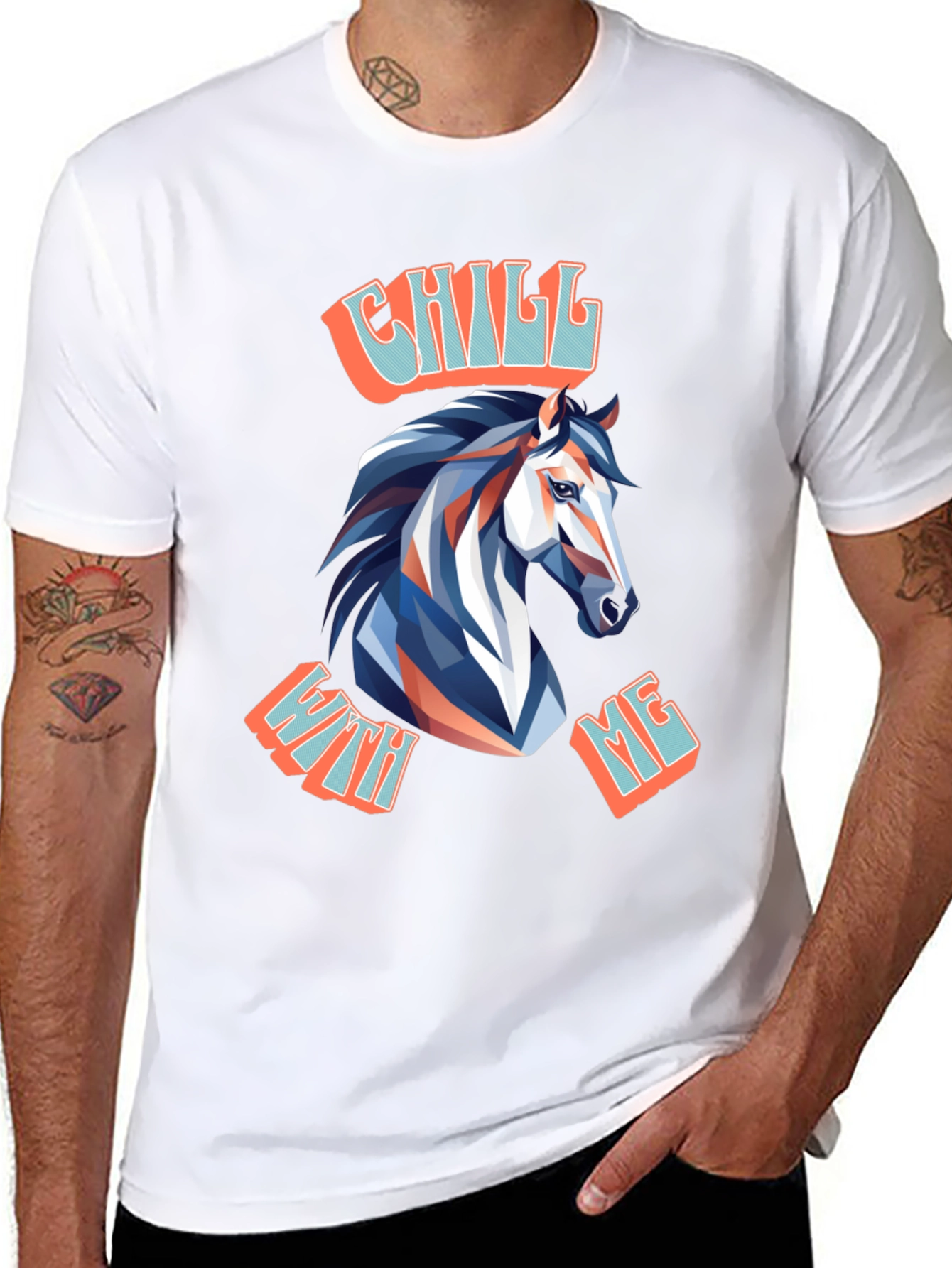 Black Chill With Me Graphic T-Shirt view 8