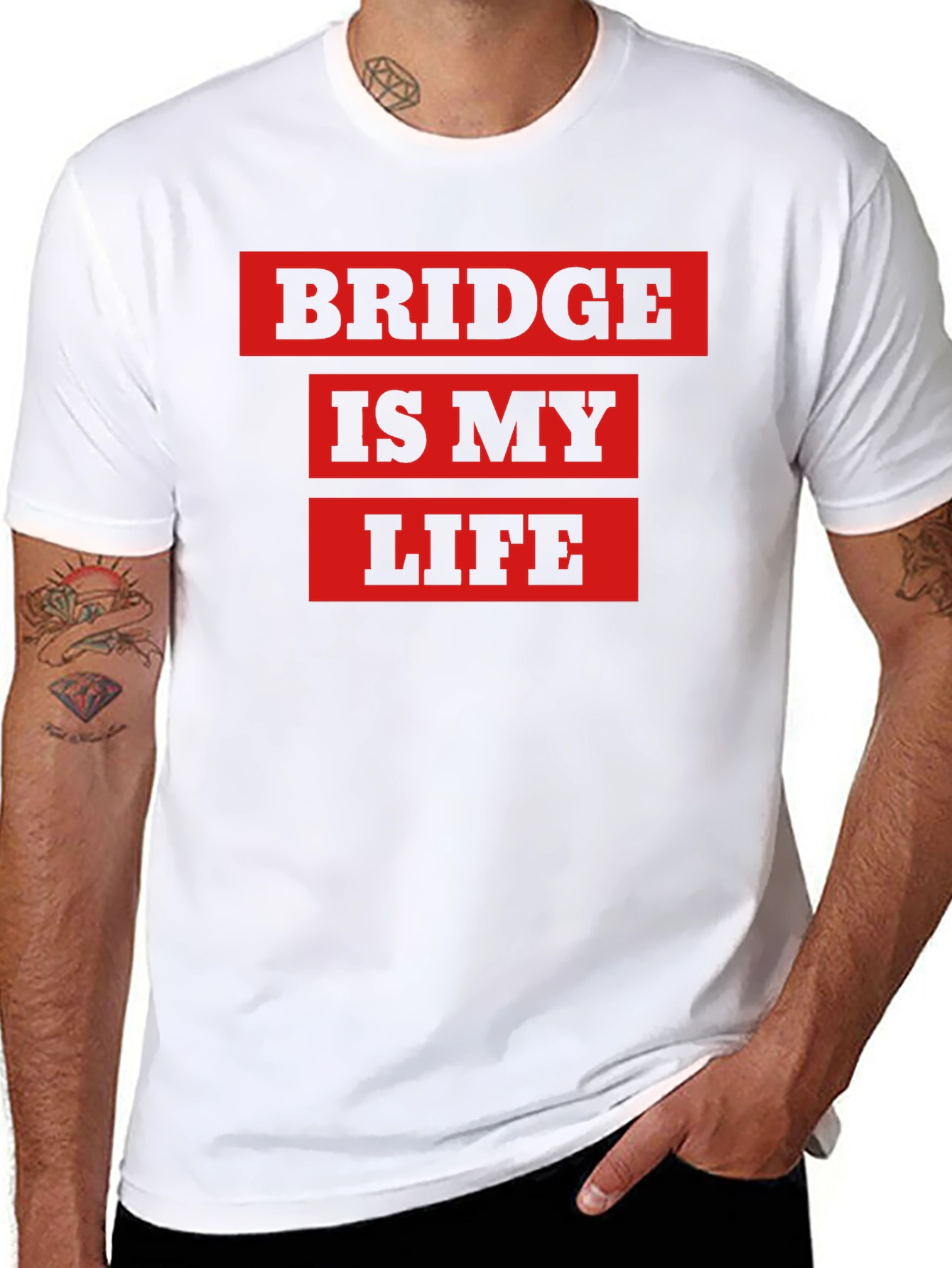Black Bridge is My Life Graphic T-Shirt view 8