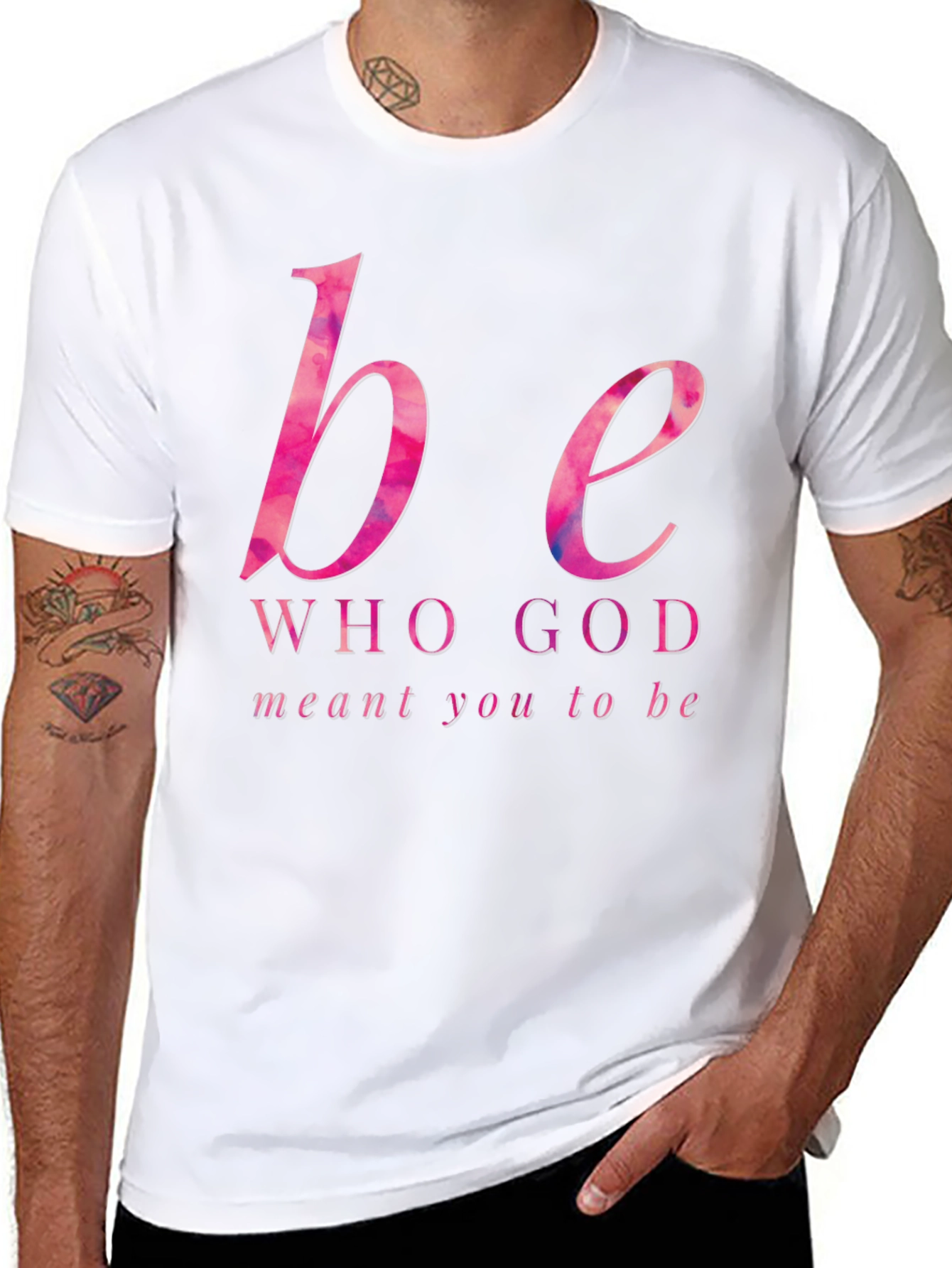 Be Who God Meant You To Be Graphic Tee - 8