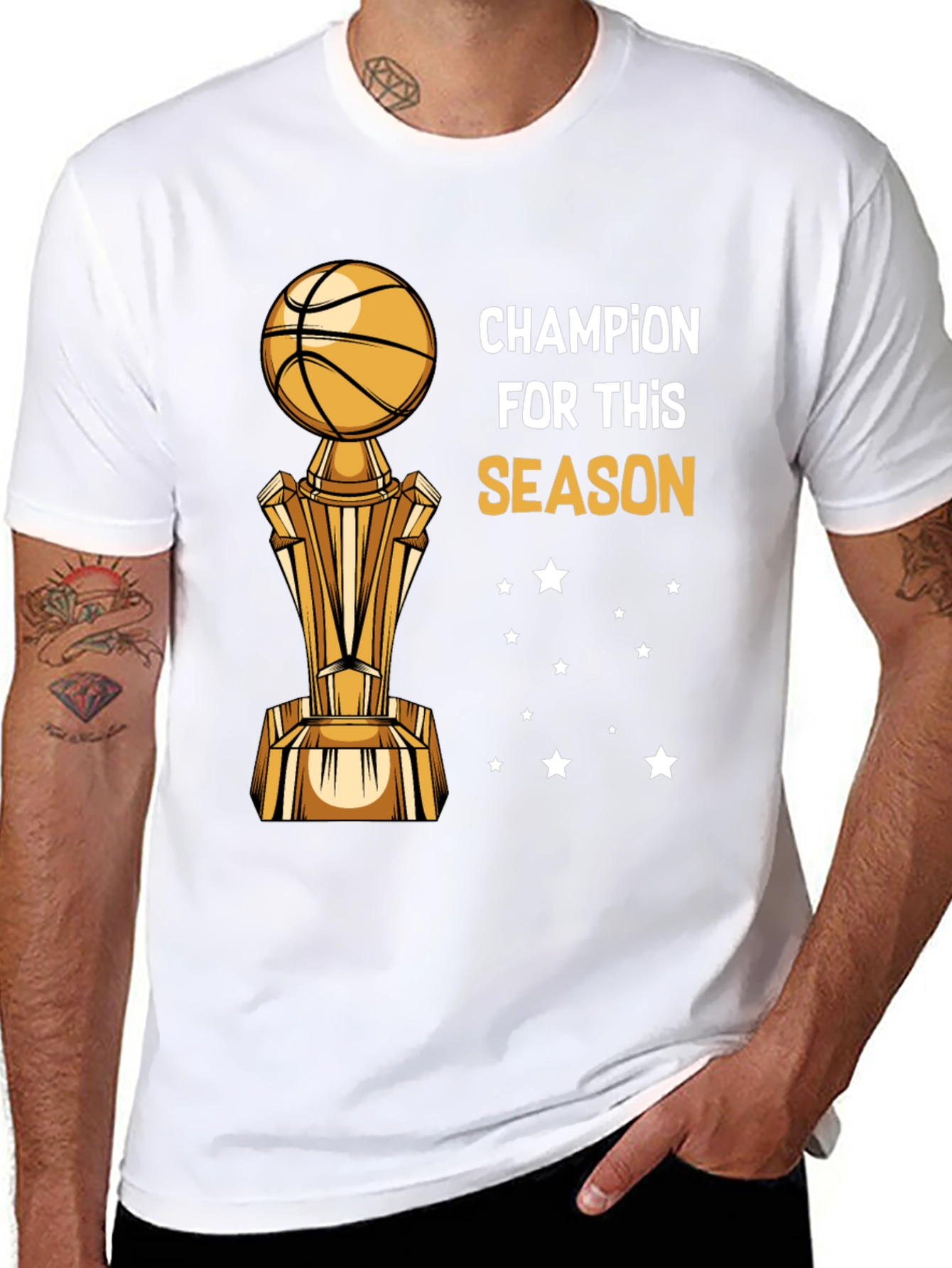 Black Basketball Champion T-Shirt view 8