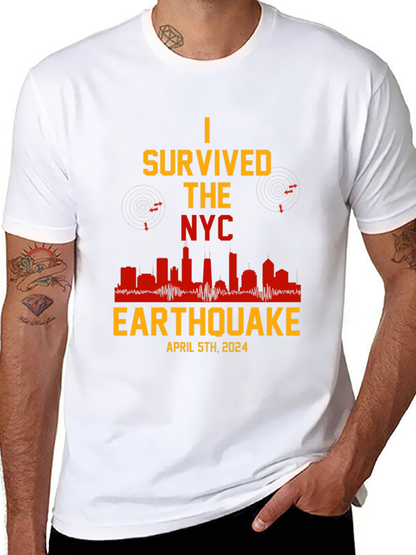 I Survived the NYC Earthquake T-Shirt - 8