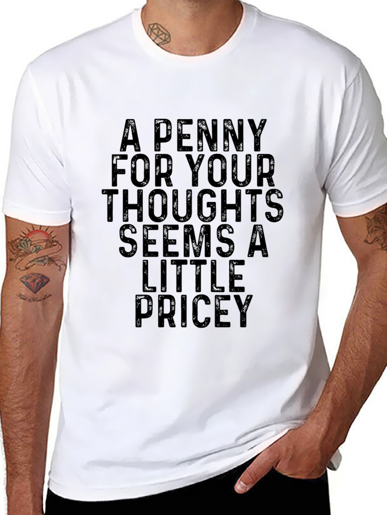 Black Funny Sarcastic Statement Graphic Tee view 8