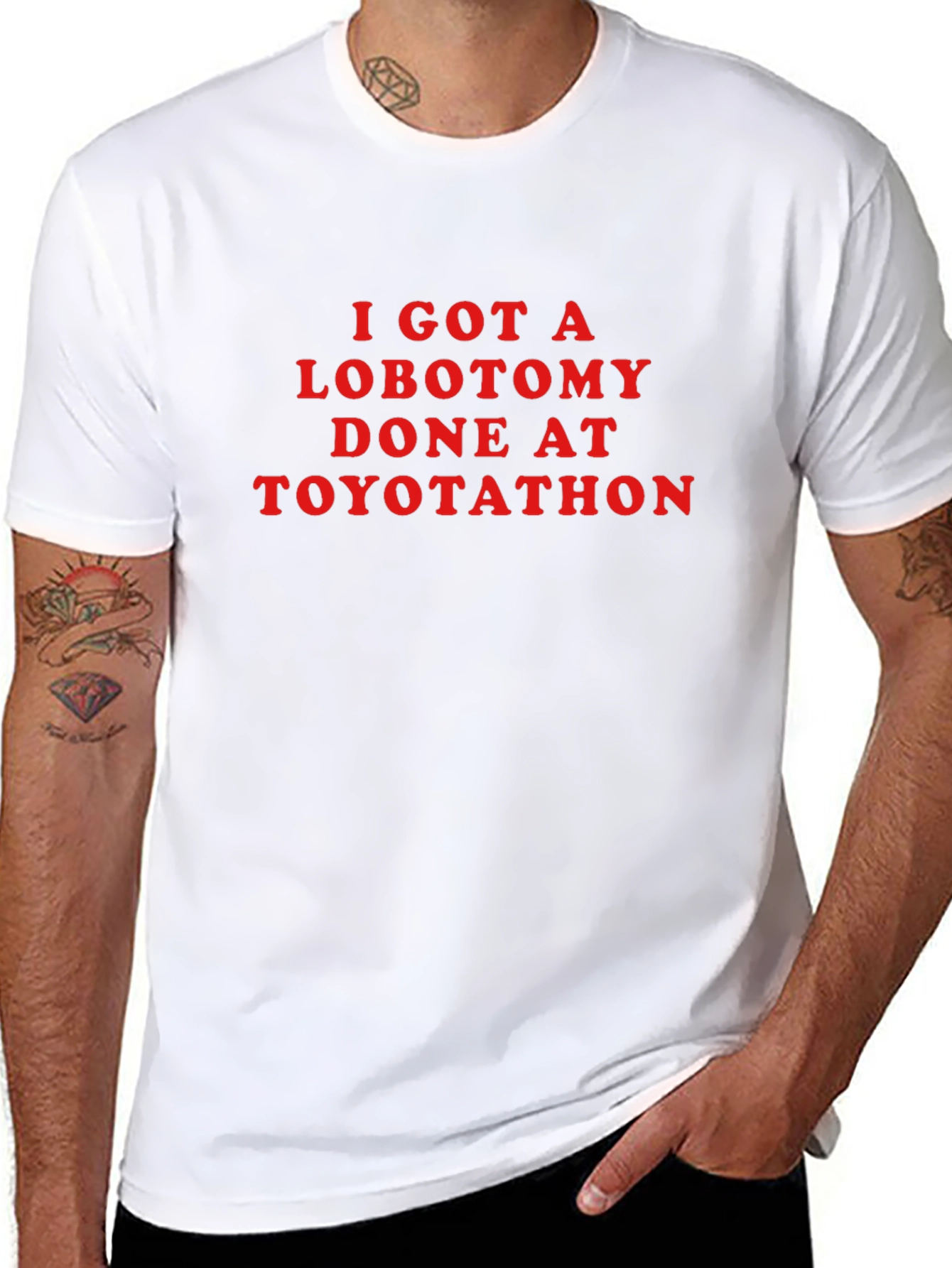 Black Lobotomy Done at Toyotathon Black T-Shirt view 8