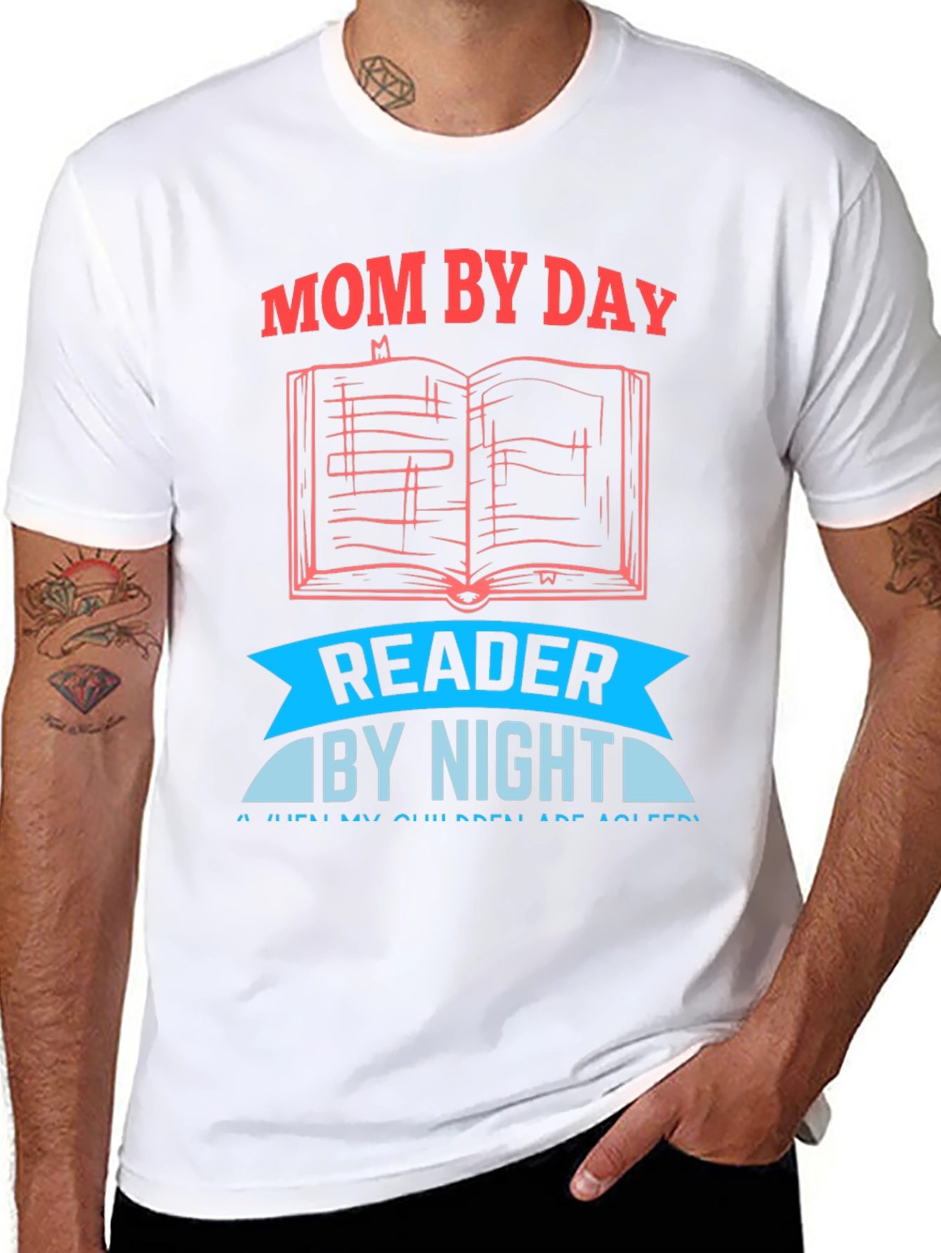 Black Mom By Day Reader By Night T-Shirt view 8