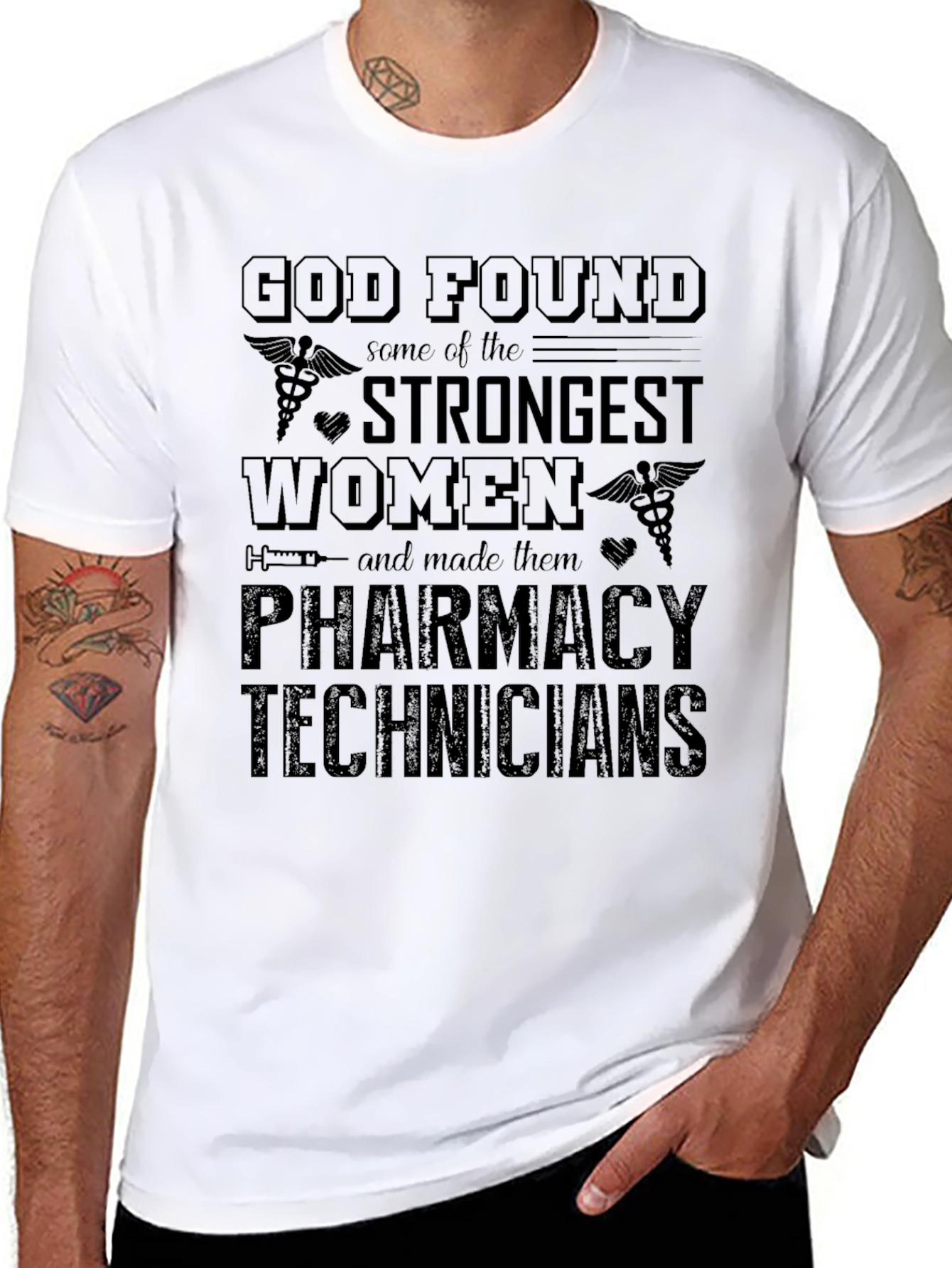 Black Pharmacy Technician Women's T-Shirt view 8