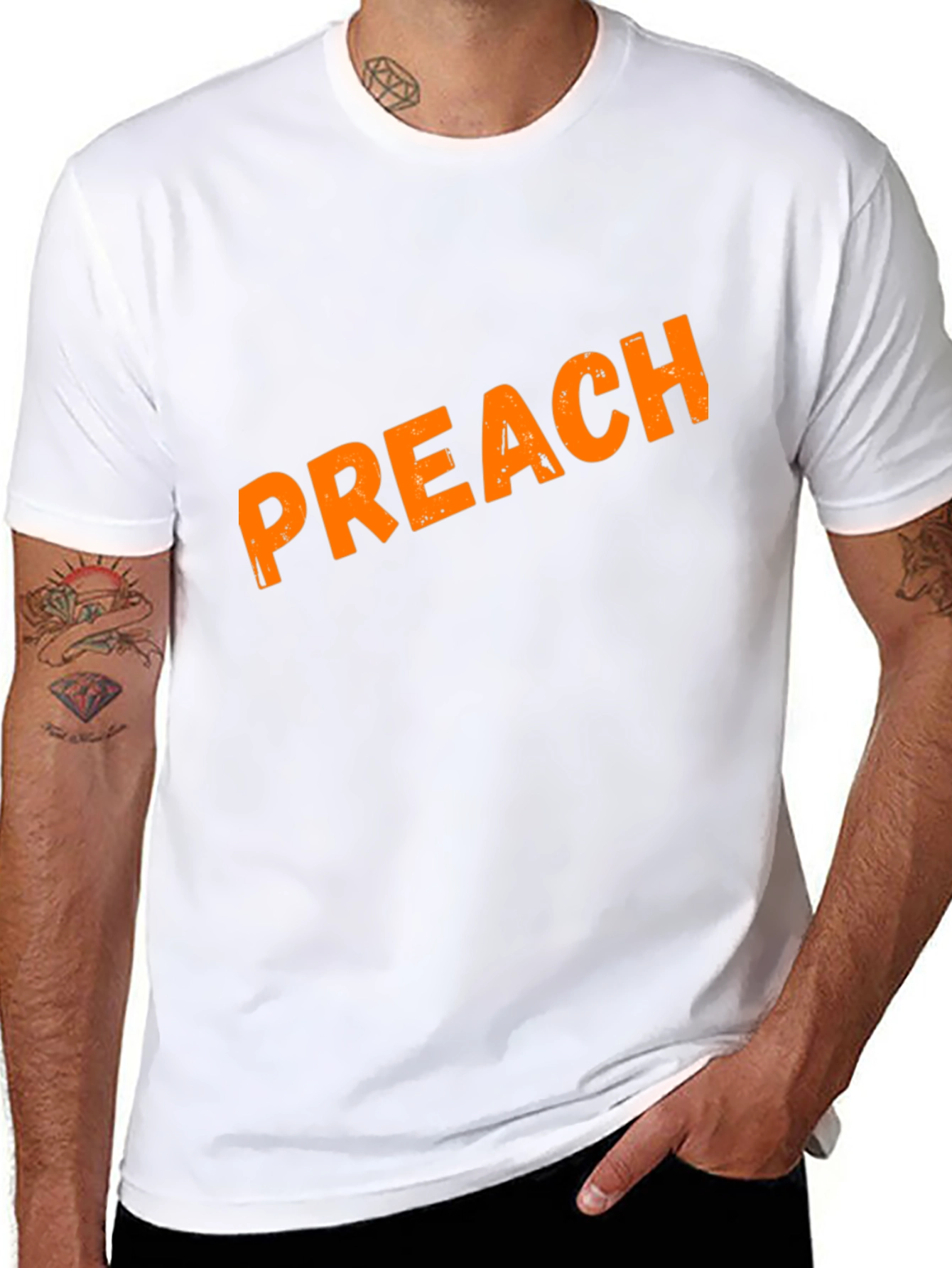 Black Preach Graphic Tee - Classic Black view 8