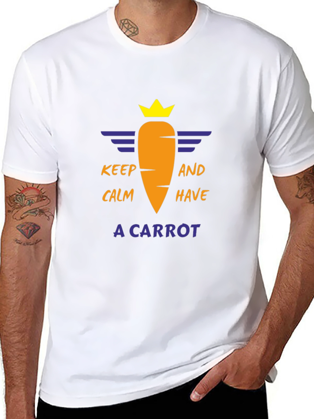Keep Calm & Have a Carrot T-Shirt - 8