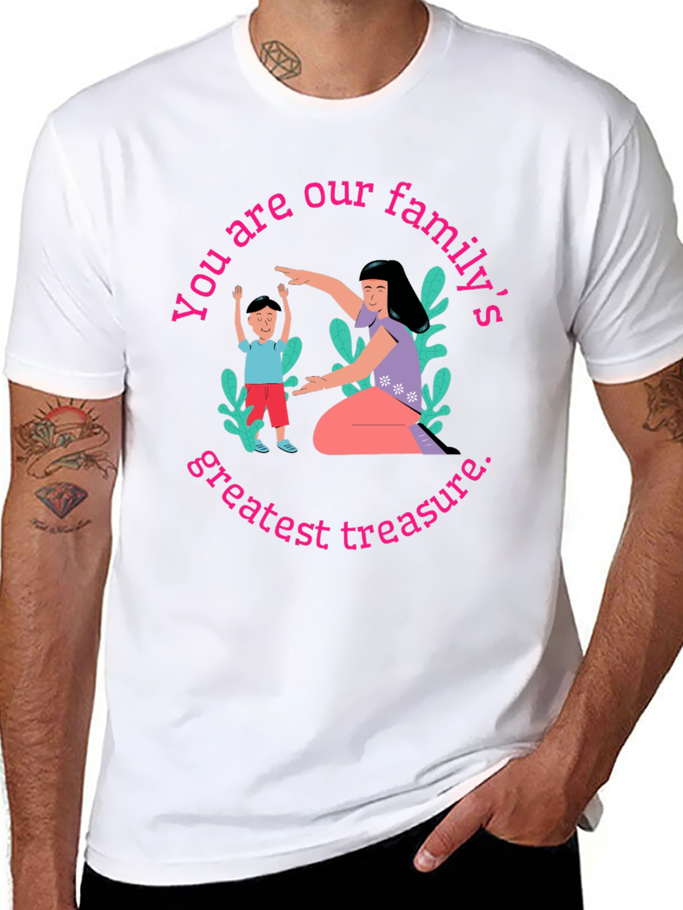 Black Family's Greatest Treasure Graphic Tee view 8