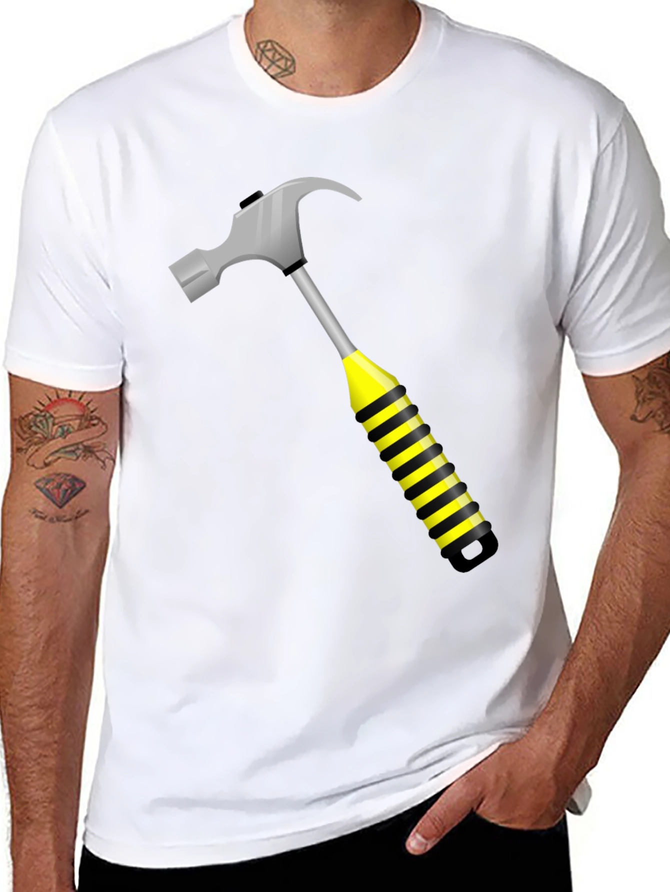 Black Hammer Time Graphic Tee - Black Crew Neck view 8