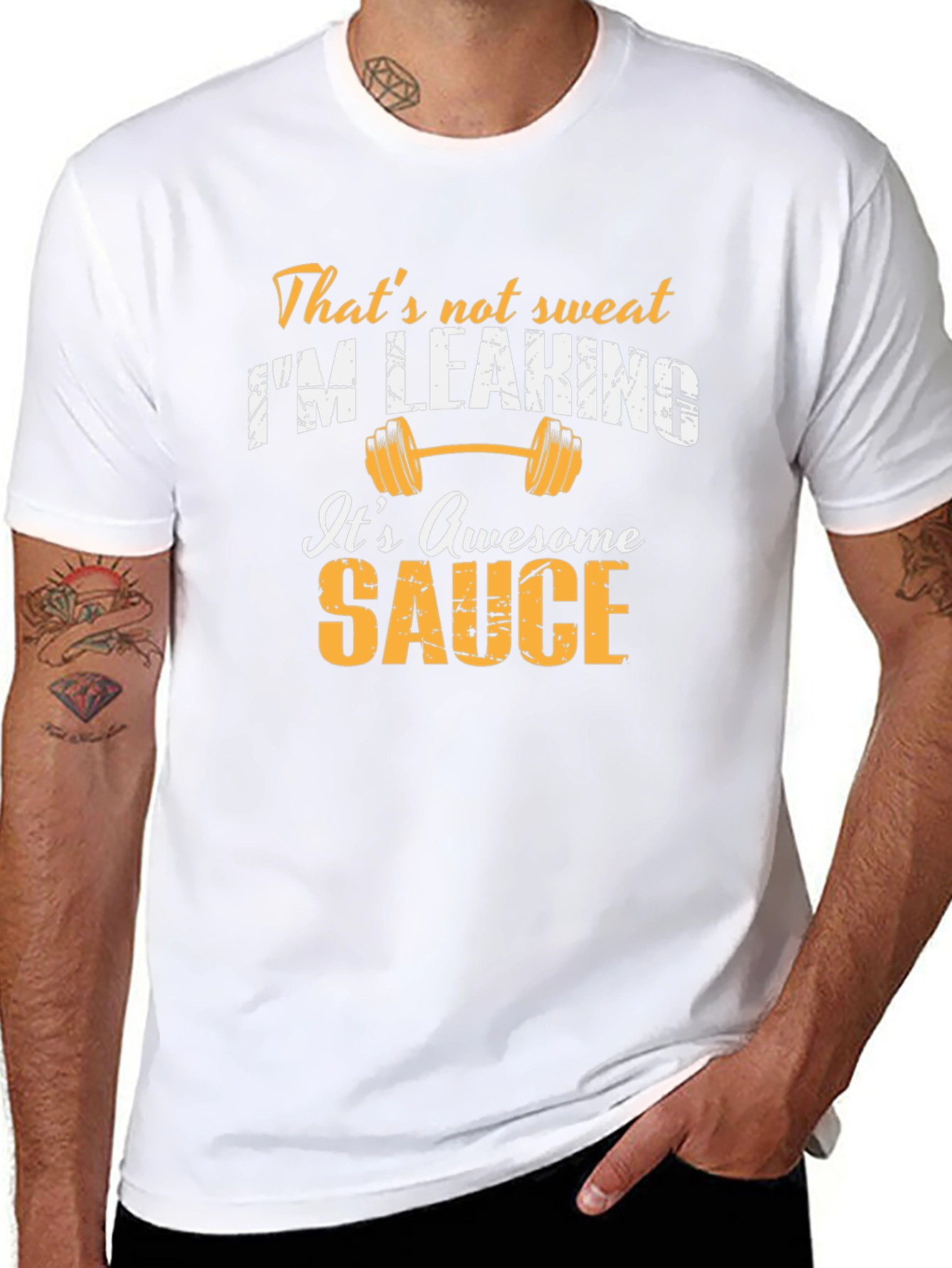 Black Awesome Sauce Graphic Tee view 8