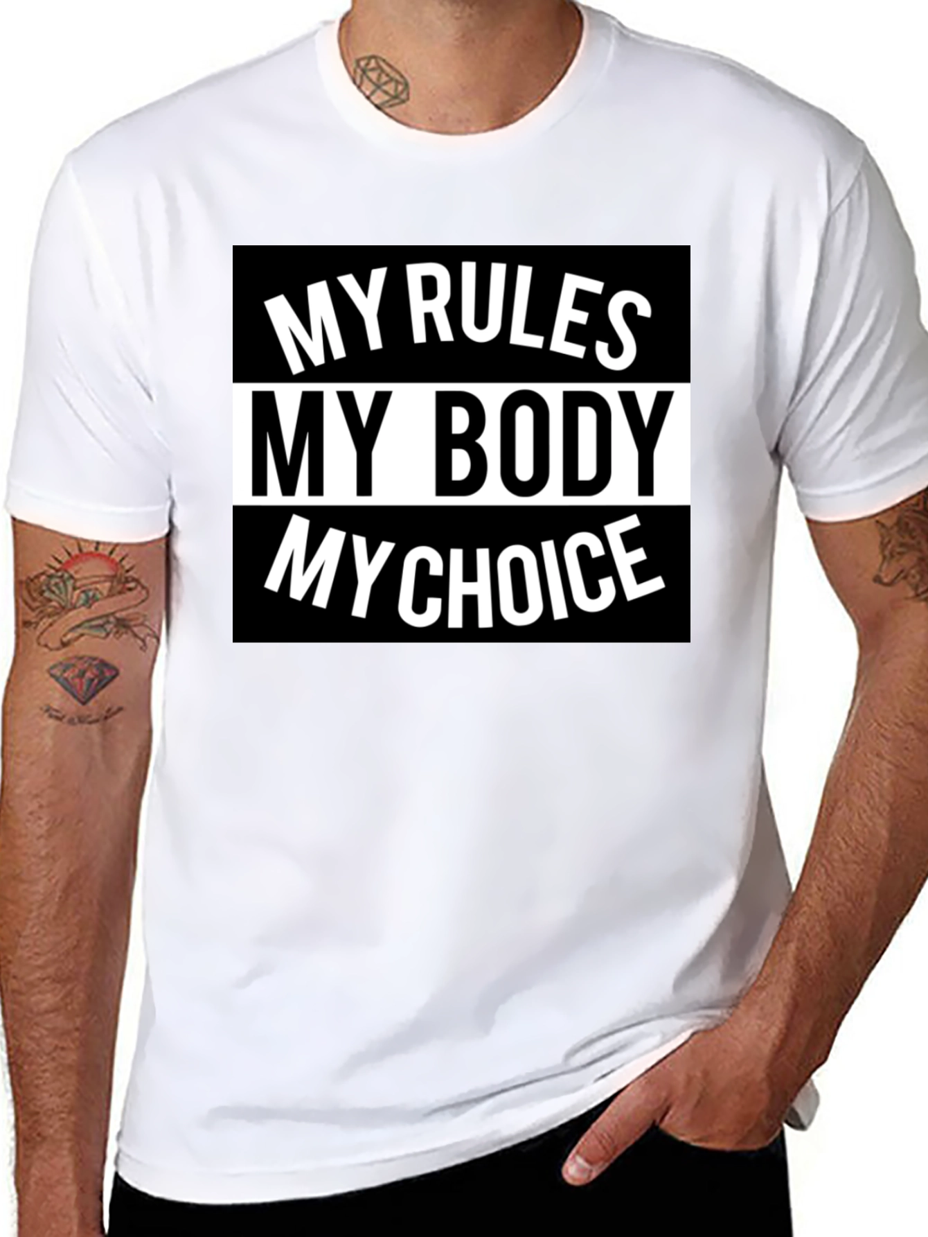 Black My Body, My Choice Graphic Tee view 8