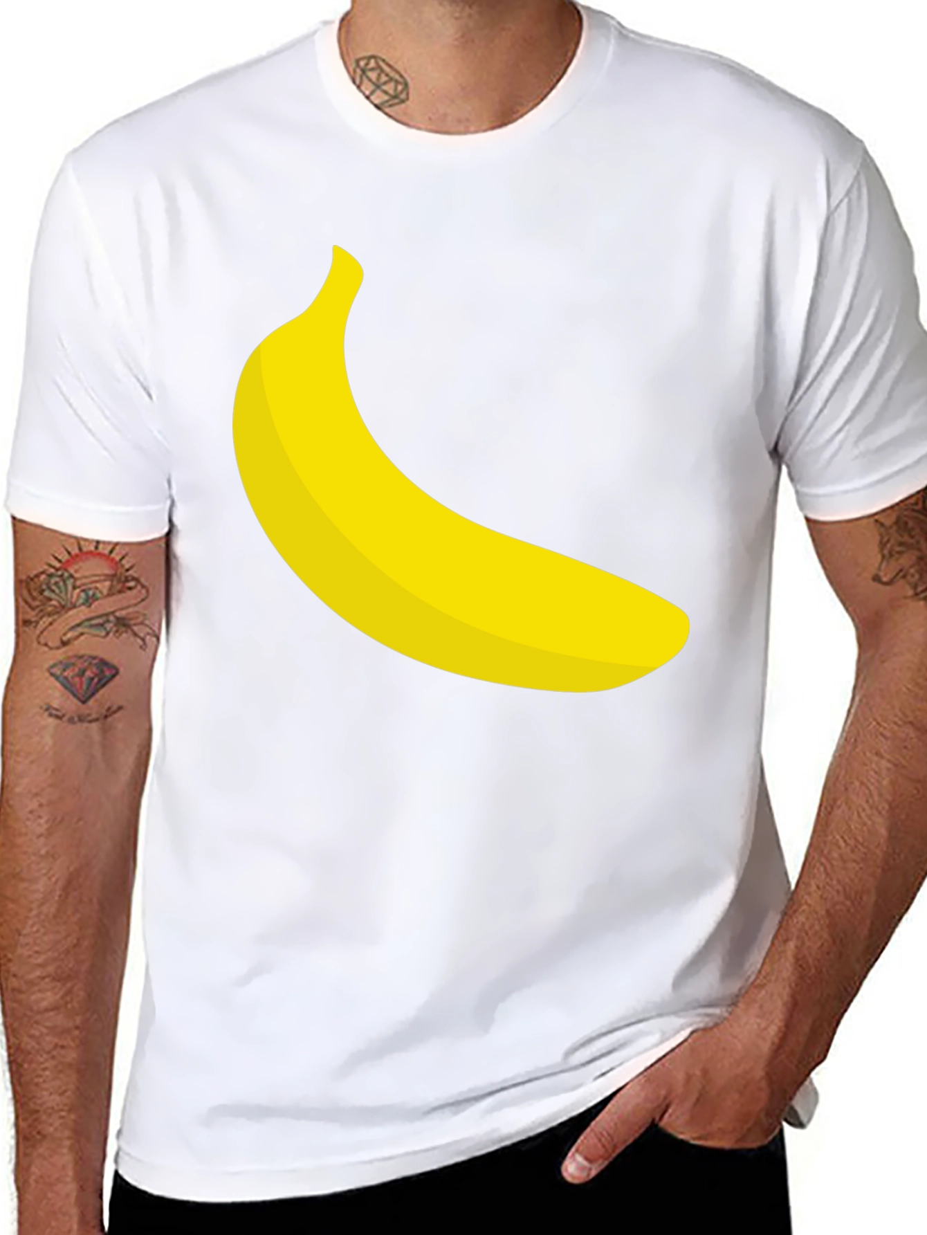 Black Banana Graphic Black T-Shirt - Fun & Quirky view 8