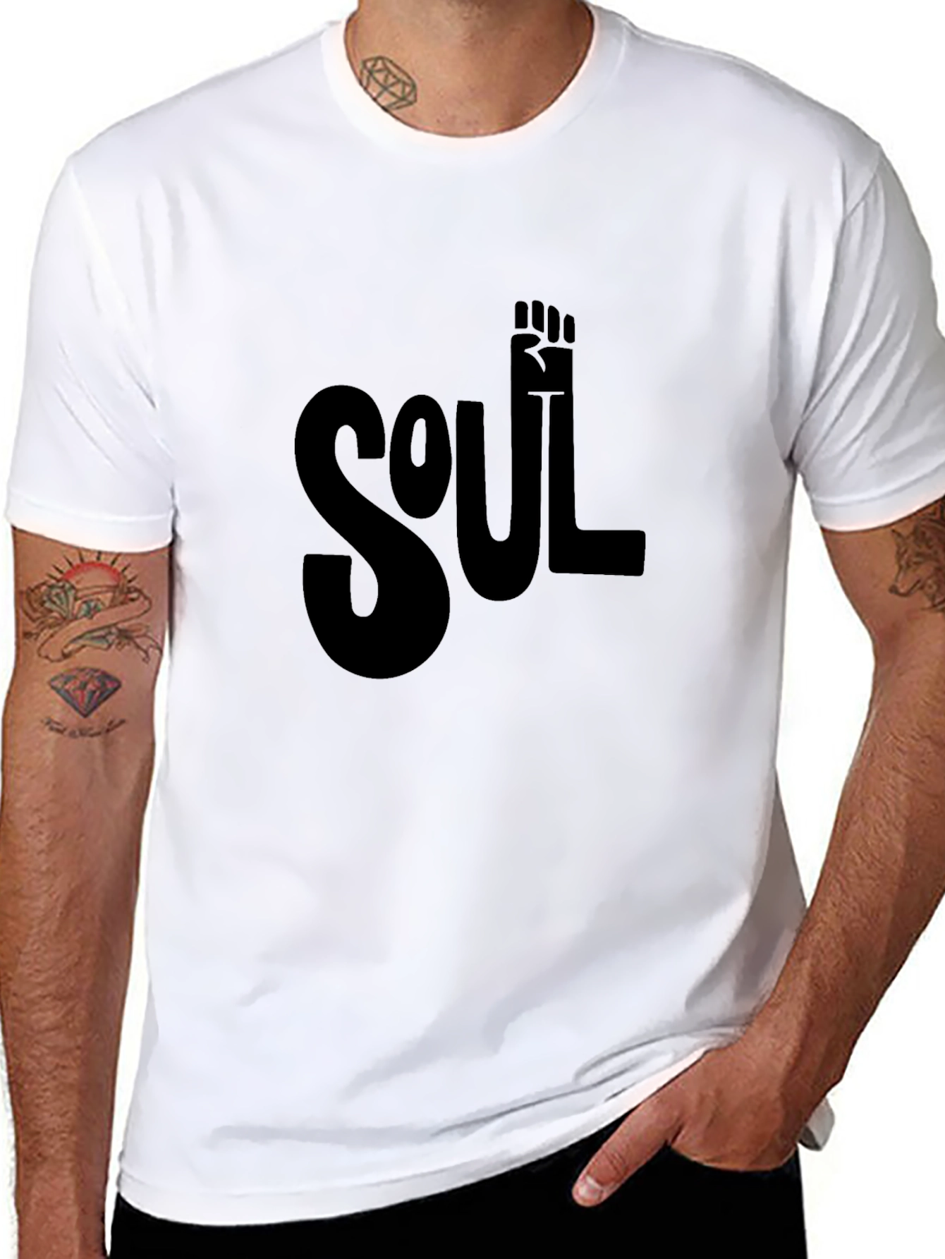 Soul Fist Graphic T-Shirt - Black - 8