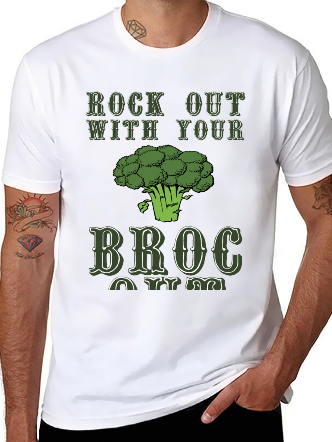 Black Rock Out With Your Broc T-Shirt view 8