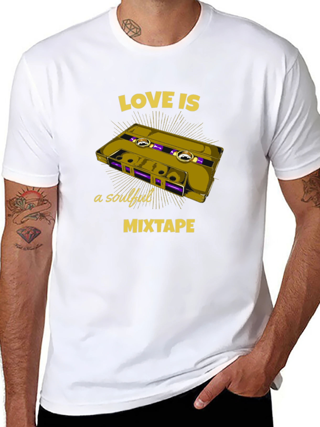 Black Love is a Soulful Mixtape Graphic Tee view 8