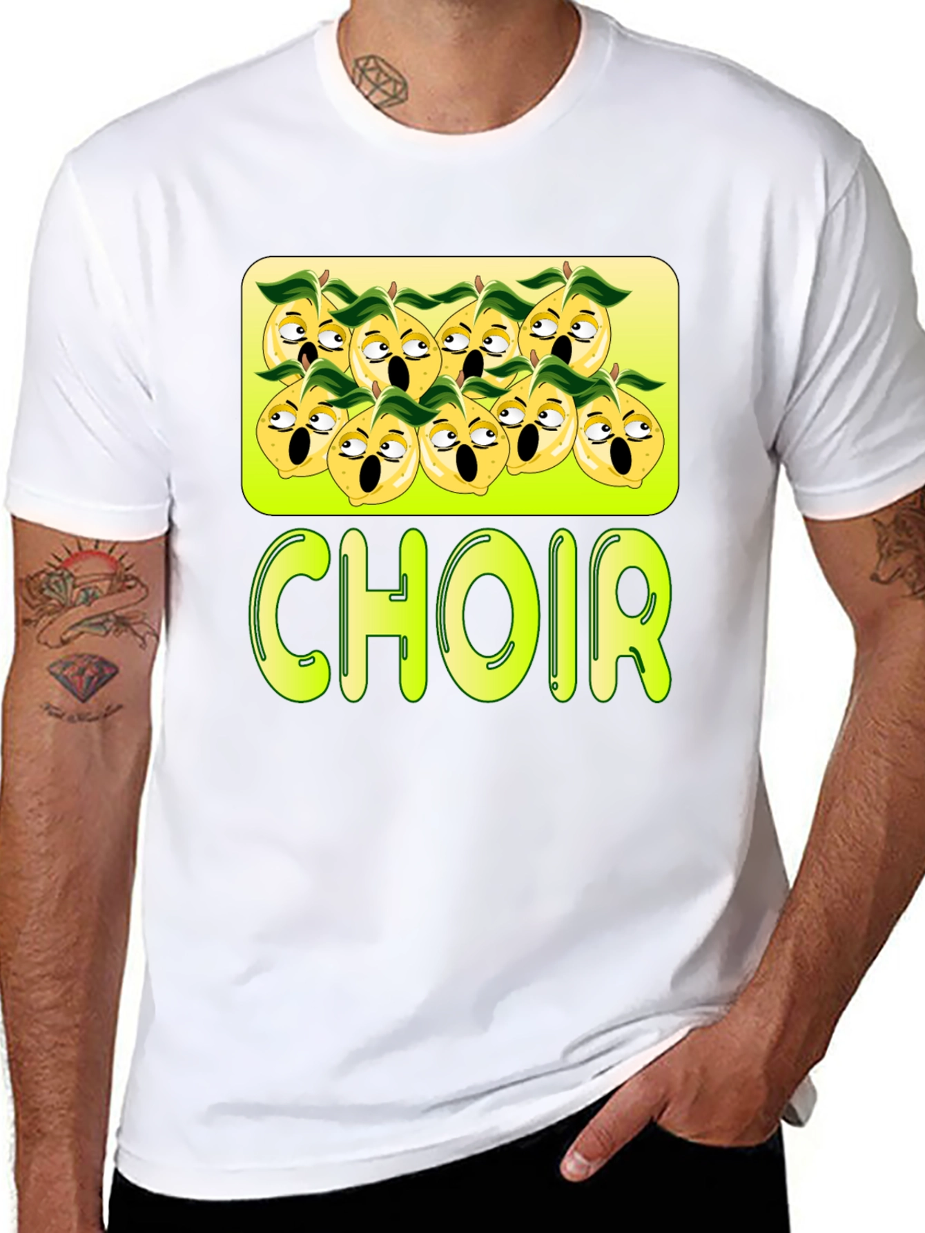 Black Lemon Choir Graphic Black T-Shirt  view 8