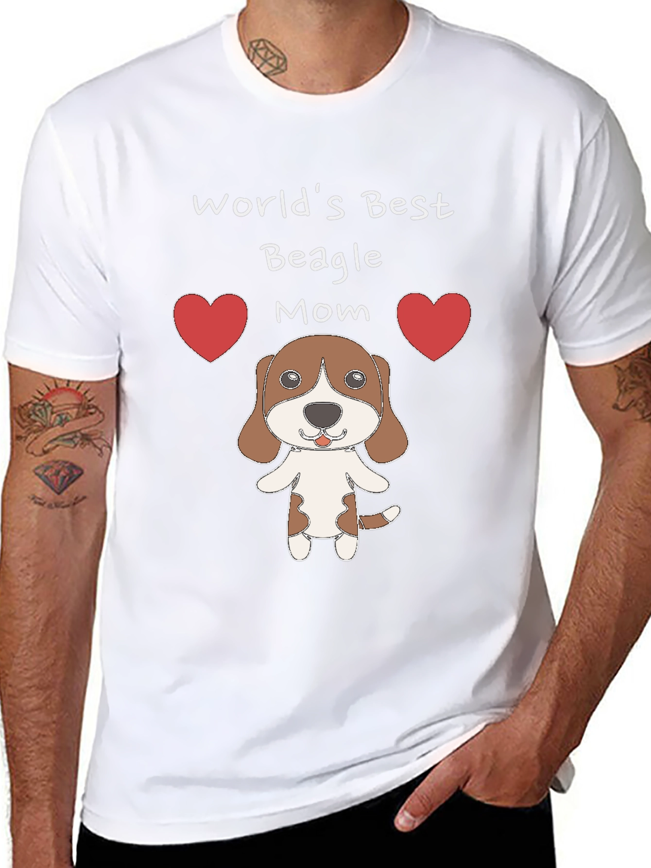 World's Best Beagle Mom T-Shirt - 8